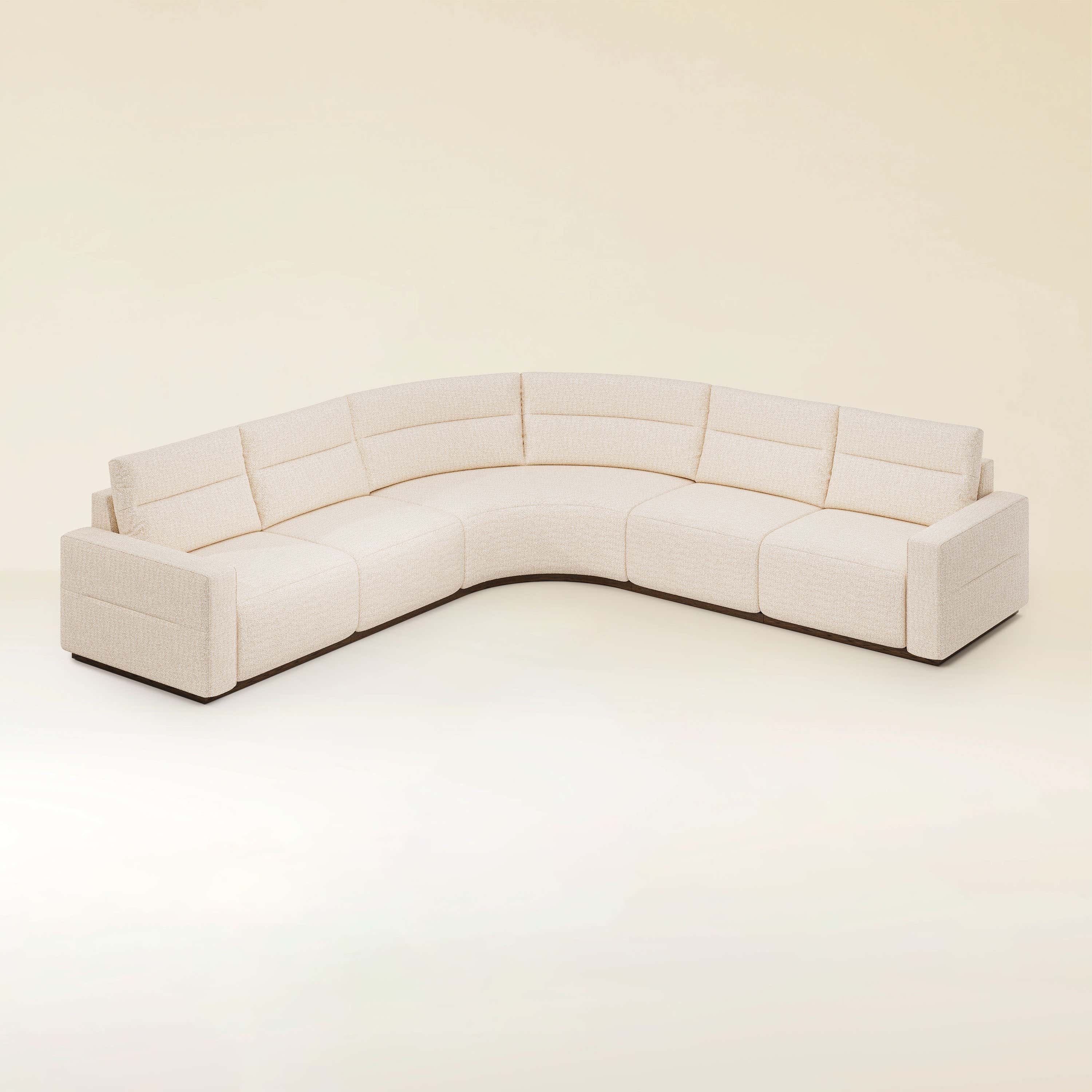 Aspen Modular Power Reclining Corner Sectional Sofa (5-Piece)