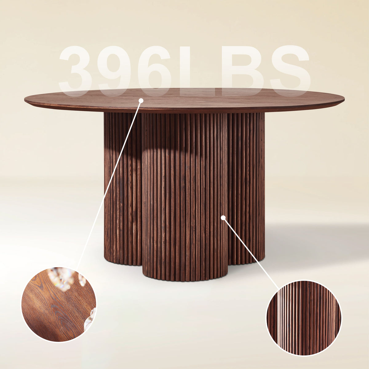 Doric Dining Table 54"