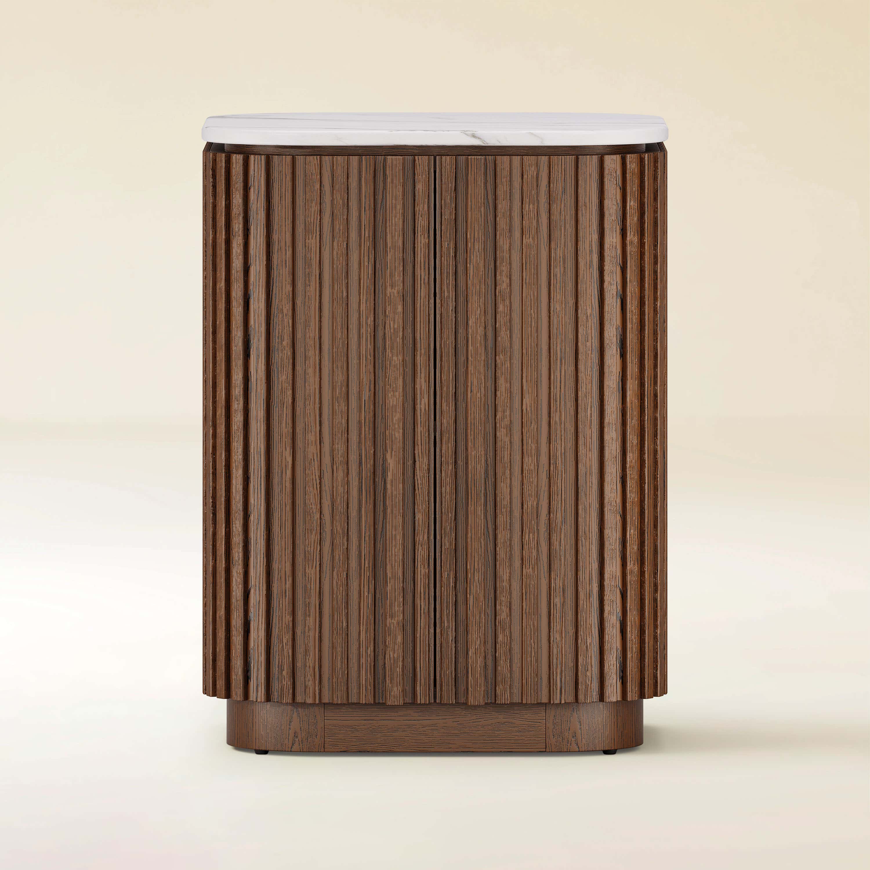 Valencia Fluted Nightstand 18"W