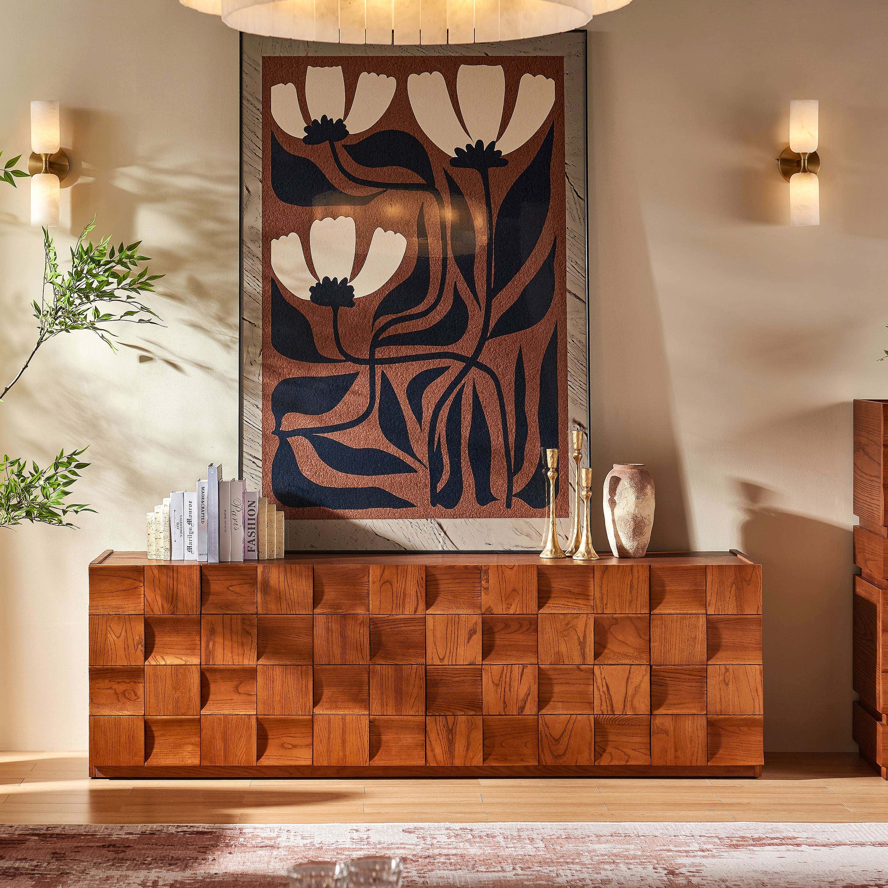 Terra Cube Emboss Media Console 71â