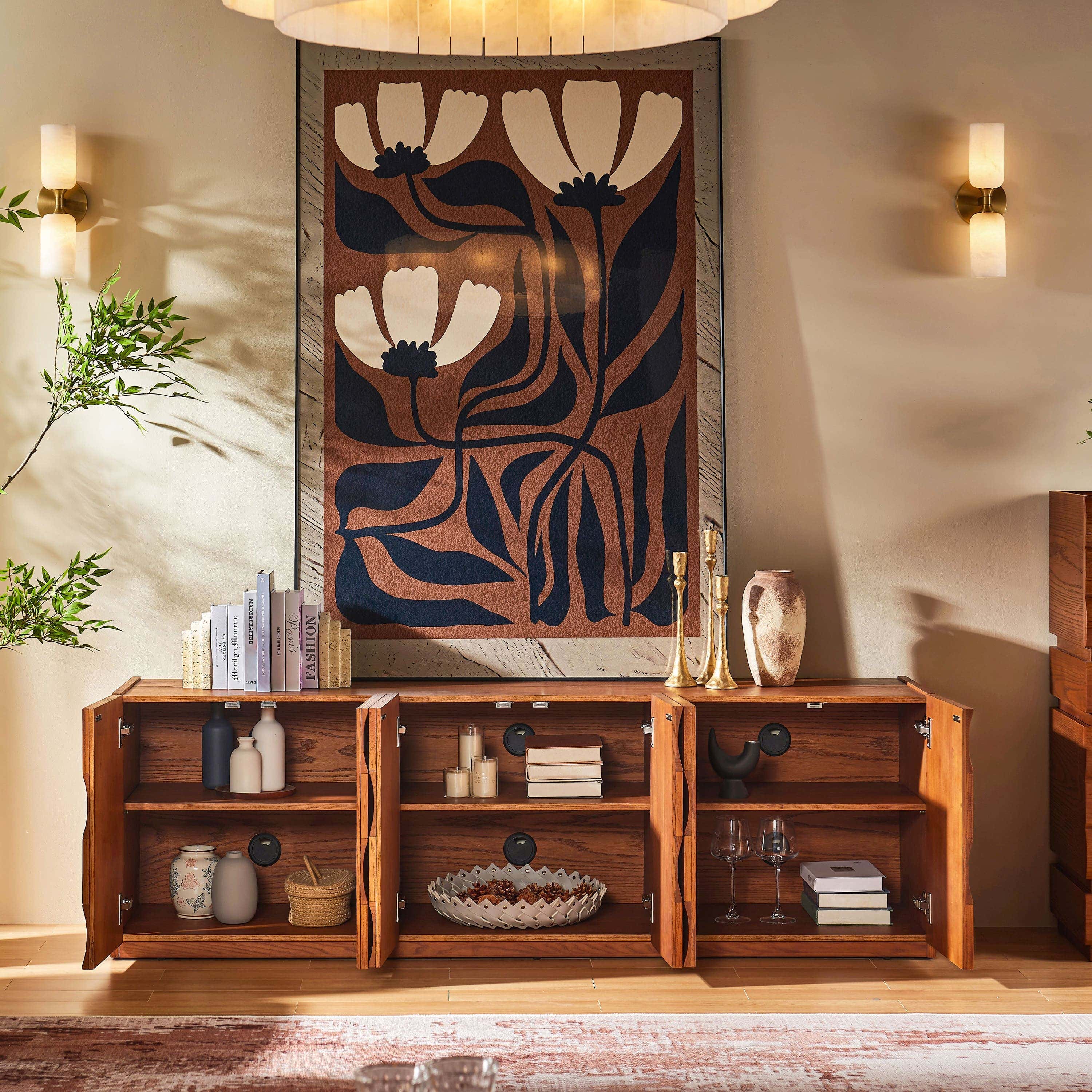 Terra Cube Emboss Media Console 71â