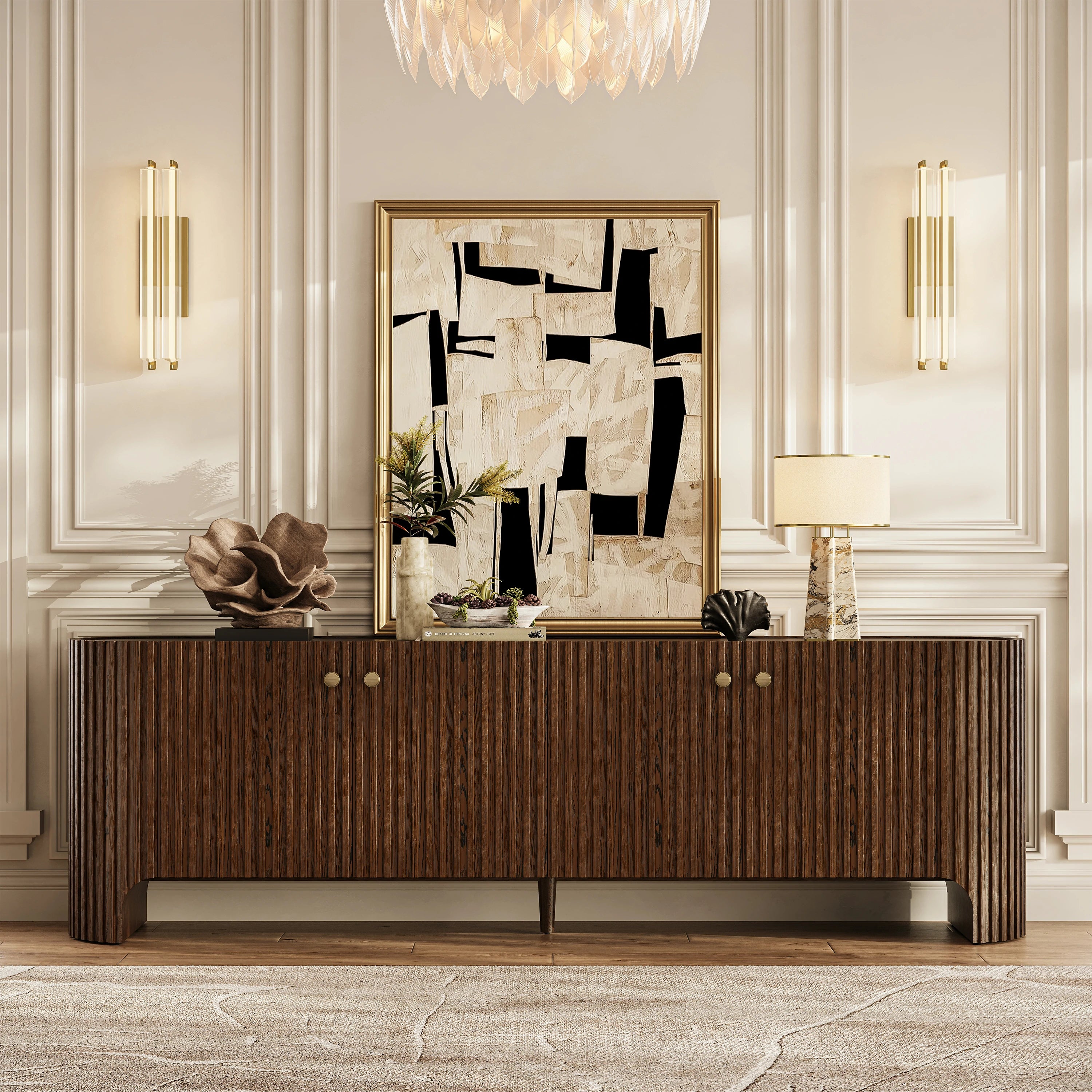 Sledin Media Console 84"W