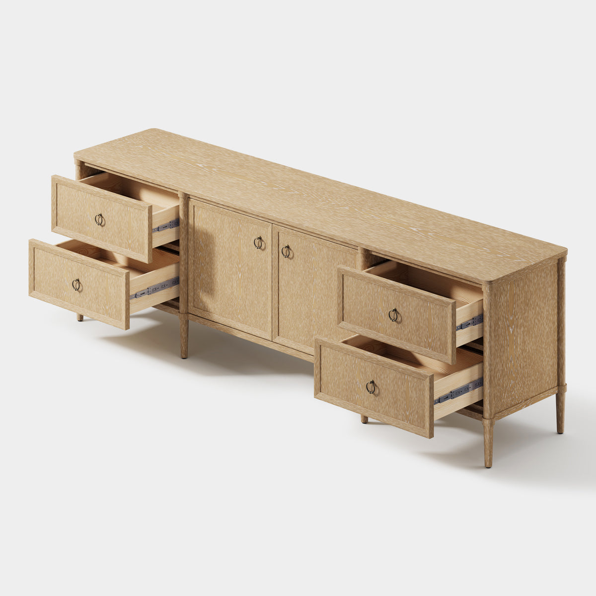 Maison Oak Media Console 84"