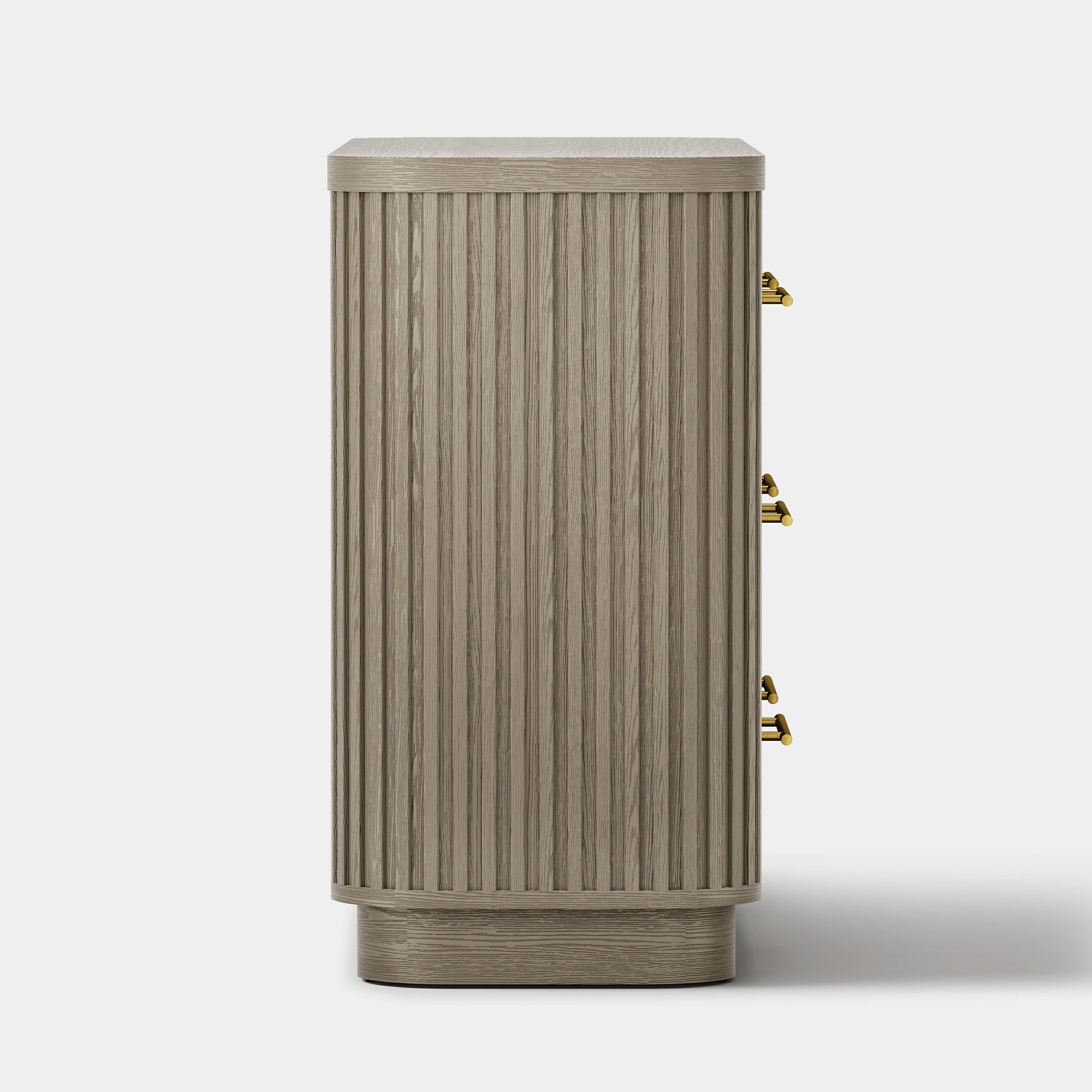 Sinclair Fluted 6-Drawer Chest 60"W