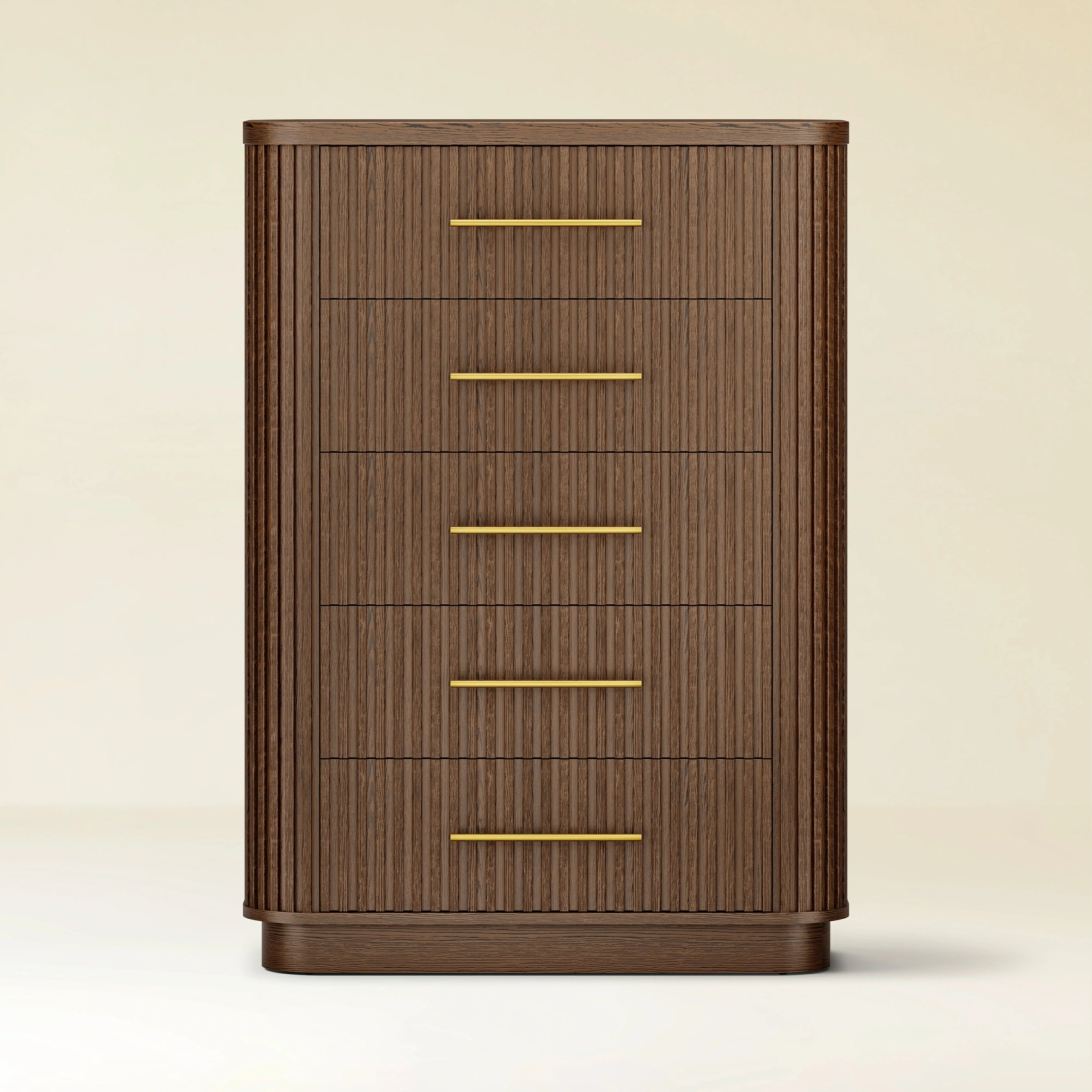 Sinclair Fluted 5-Drawer Chest 39"W