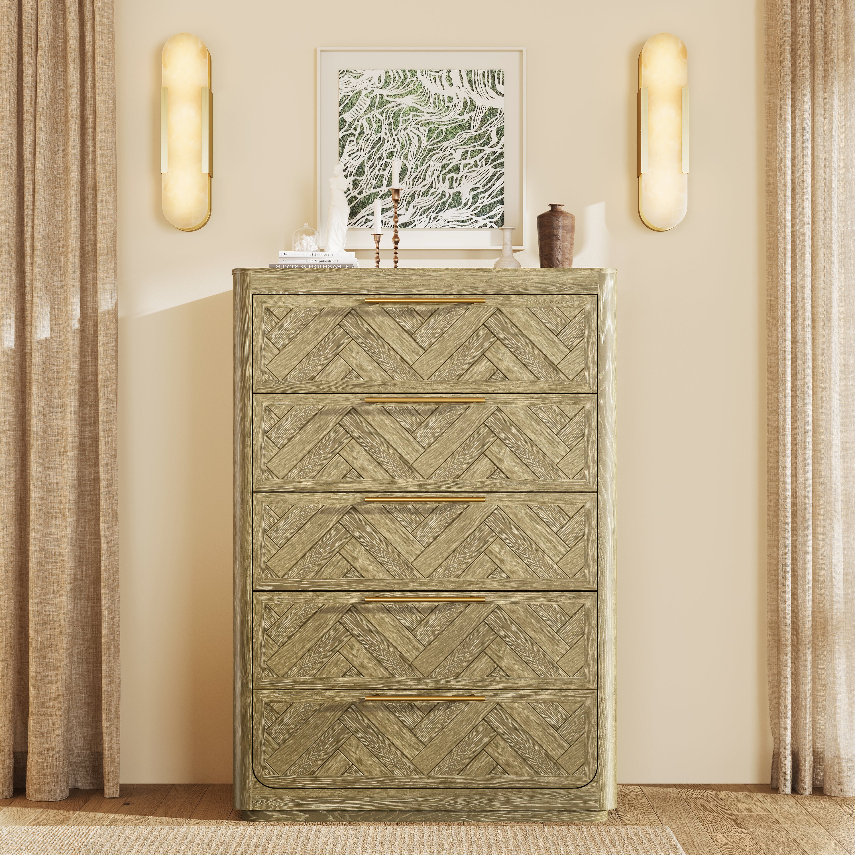 Ridgemont 5-Drawer Chest 36" W
