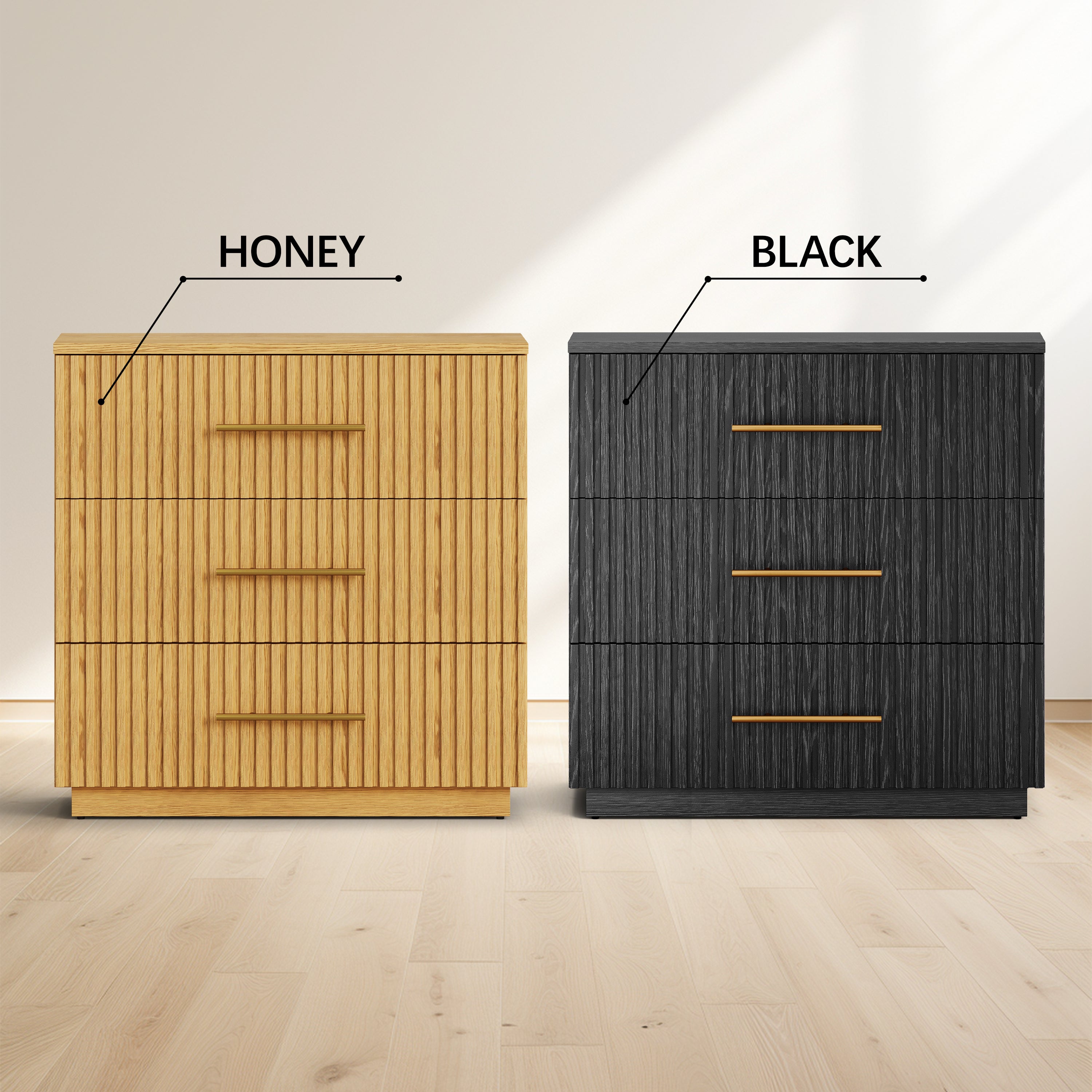 Holt 63“ Oak 6-Drawer Chest(Set of 2)