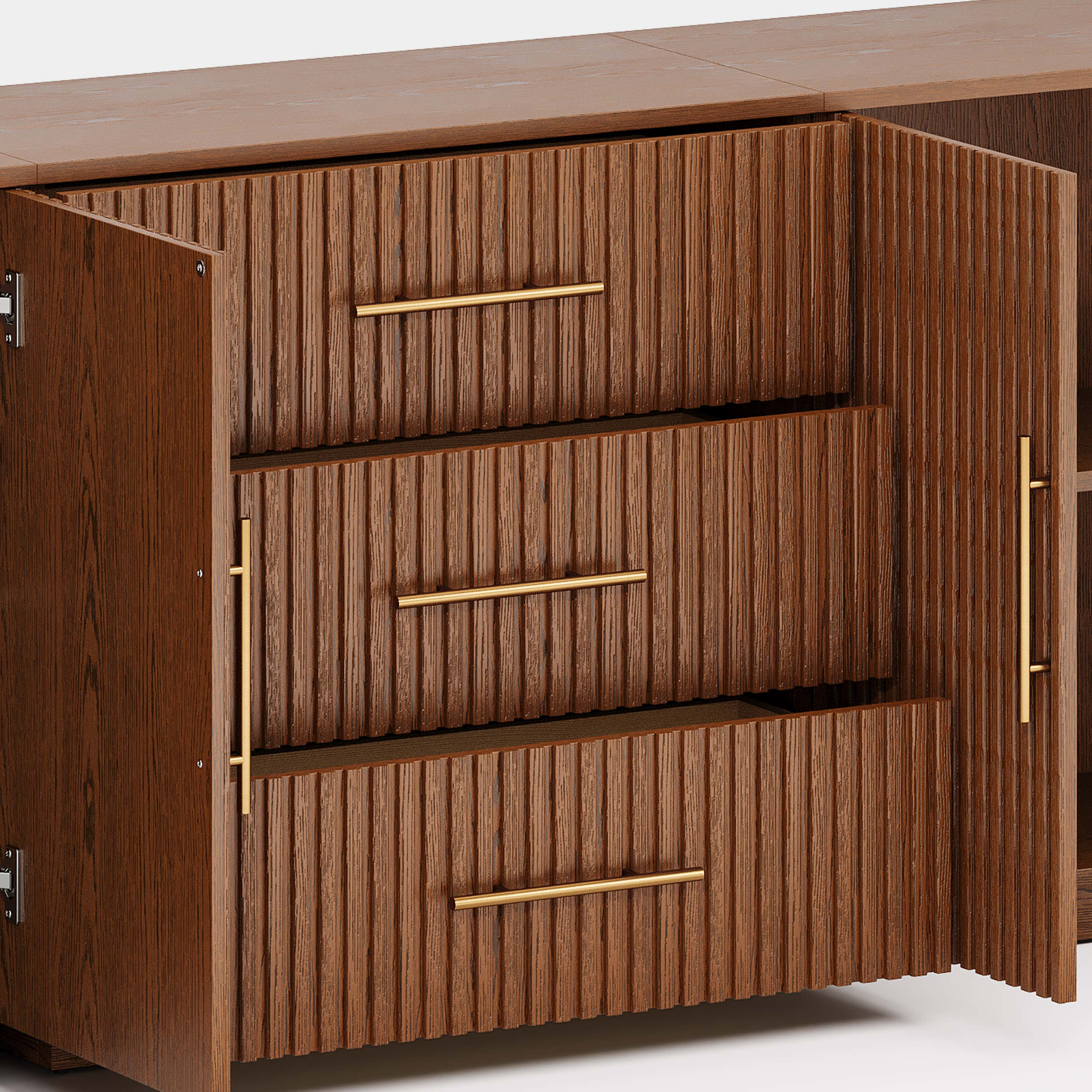 Holt Oak Modular Media Console (Set of 4)