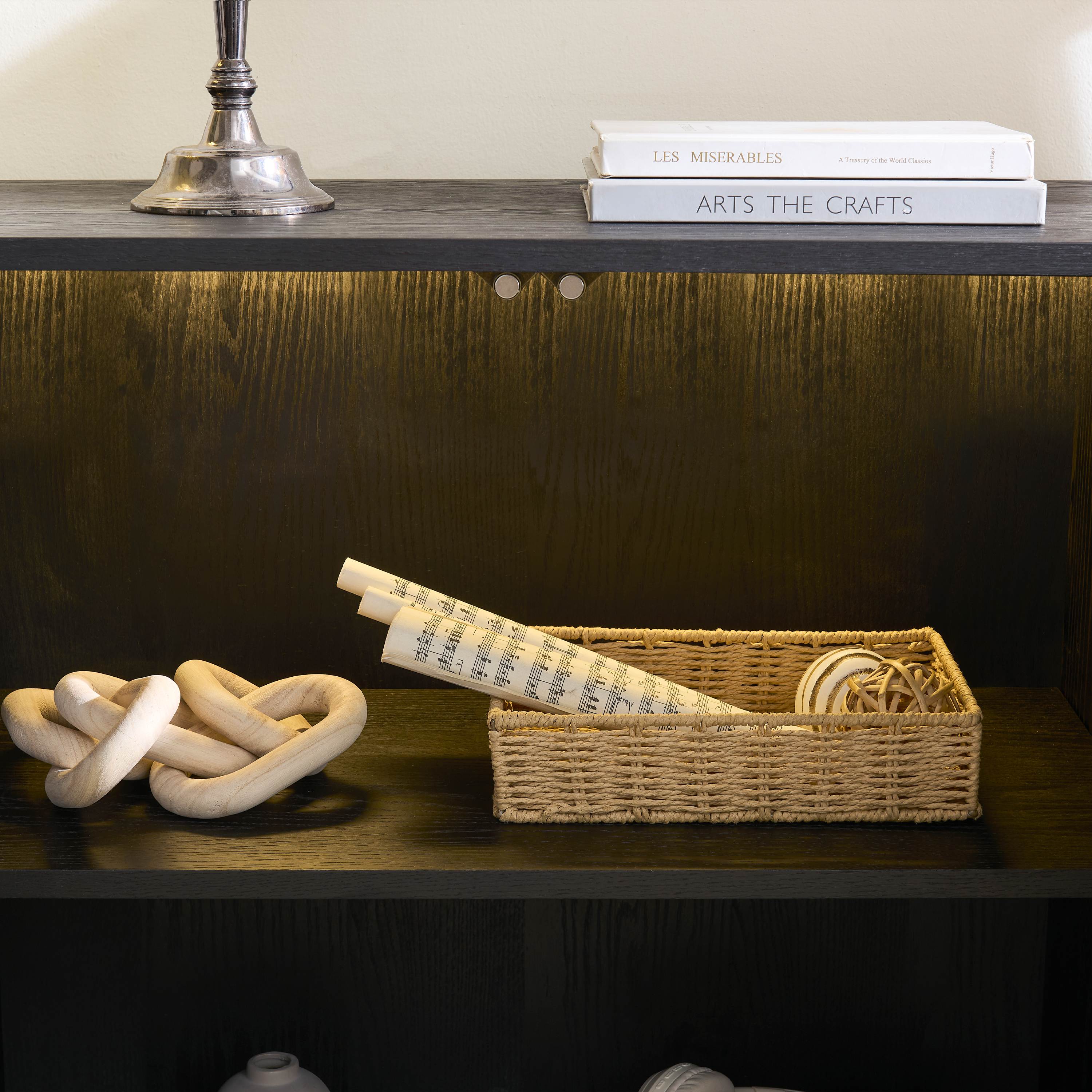 Holt Oak Modular Media Console (Set of 3)