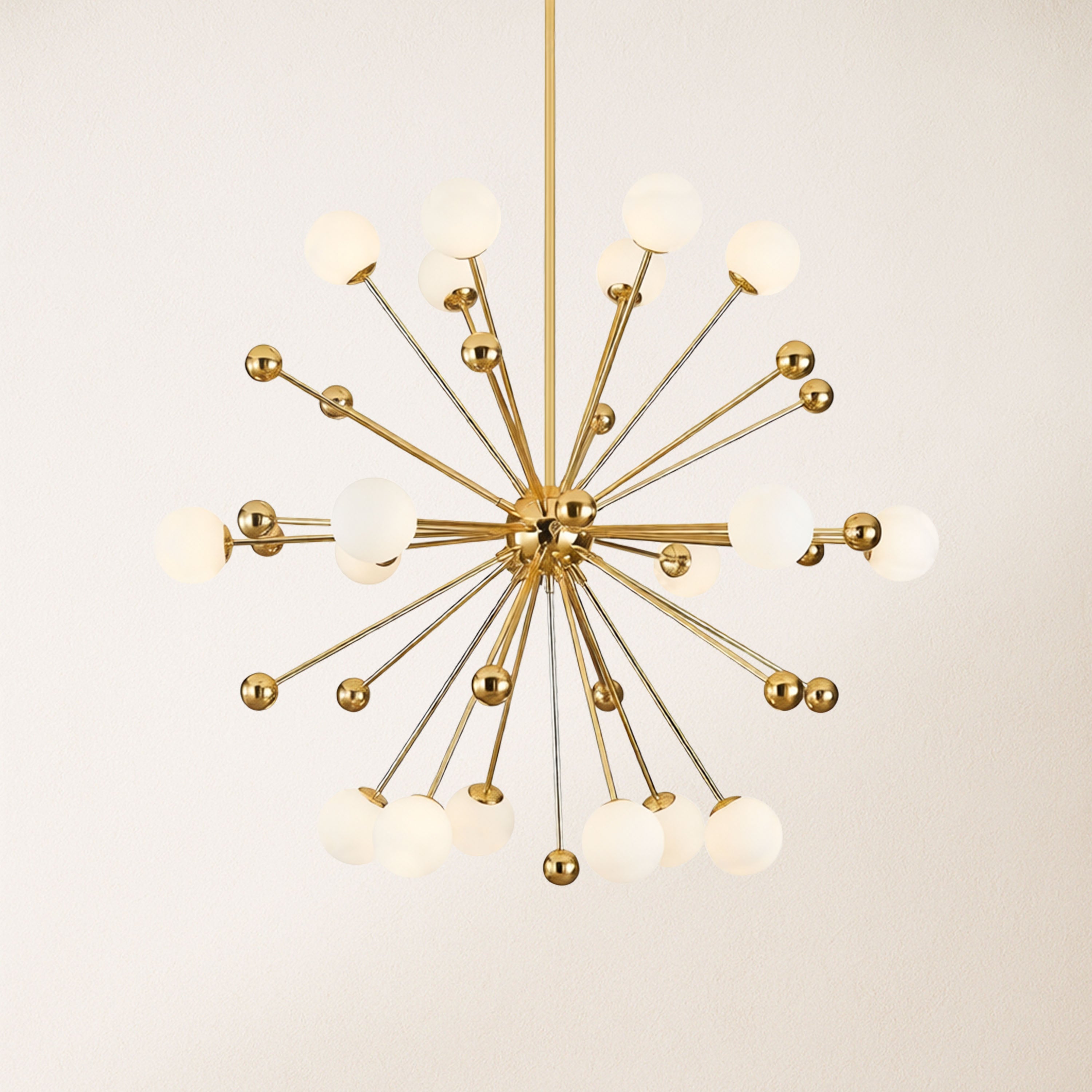 Asterion Glass Starburst Chandelier 39"D