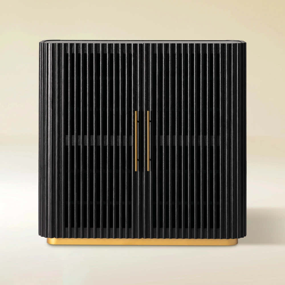 Holton 47"H Oak Storage Cabinet