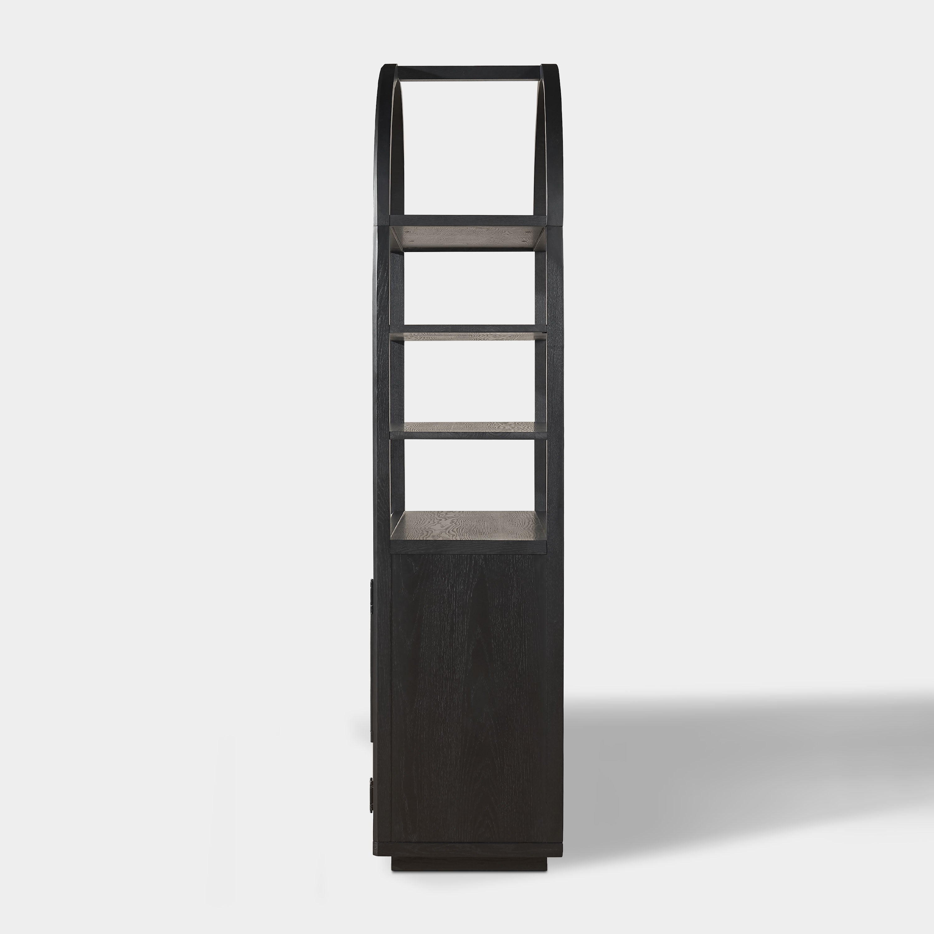 Alvar Arched Bookcase with Cabinet 79"H