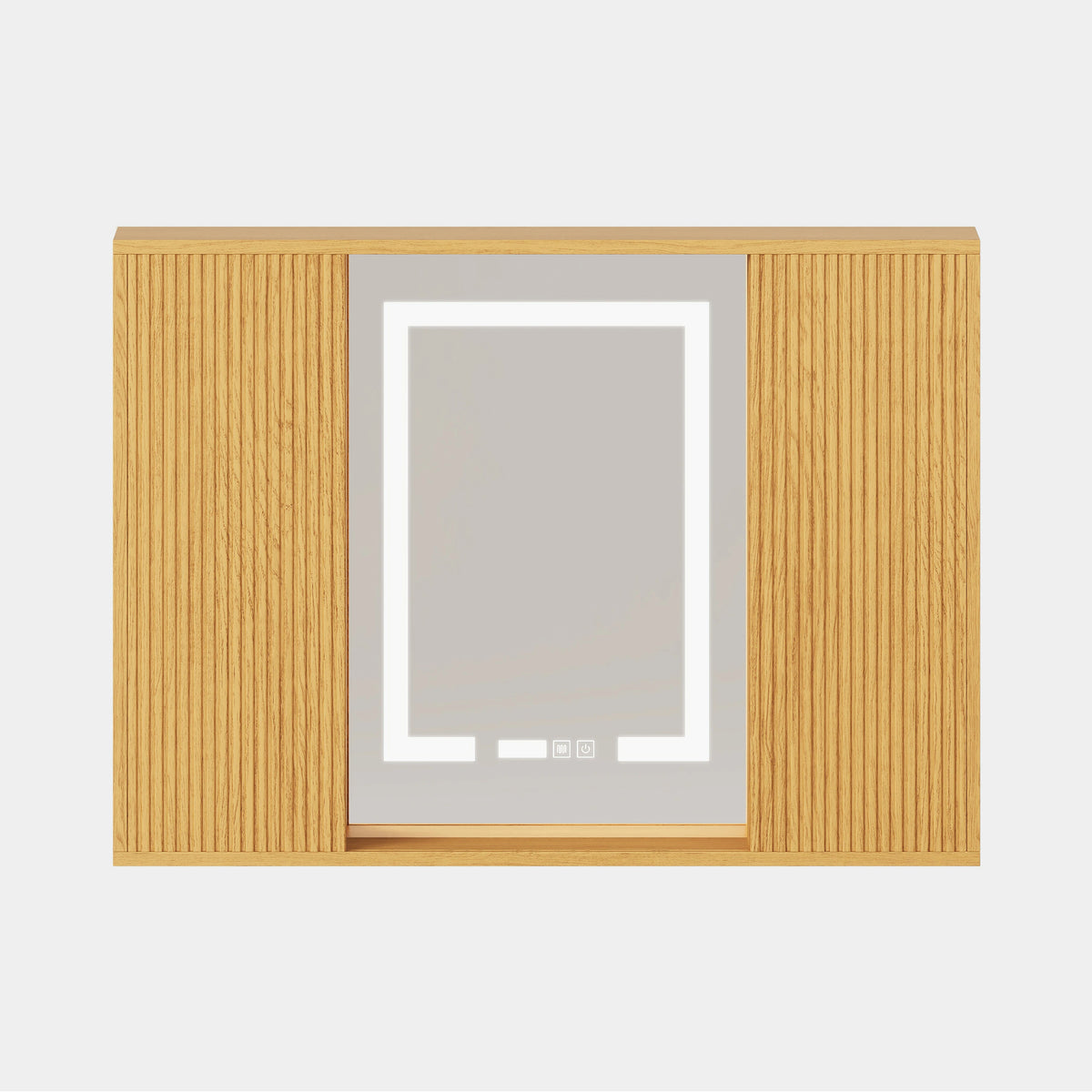 Isla Oak Bathroom Wall Mirror 36"