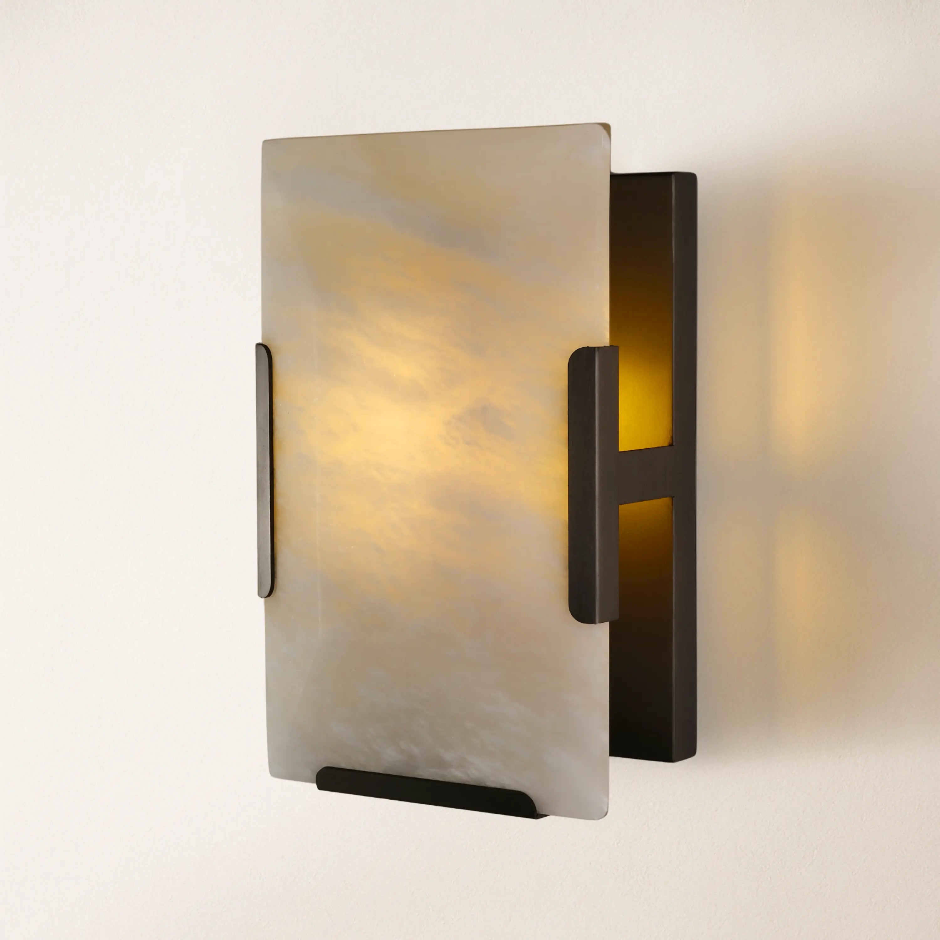 Maris Alabaster Wall Sconce 25cm H
