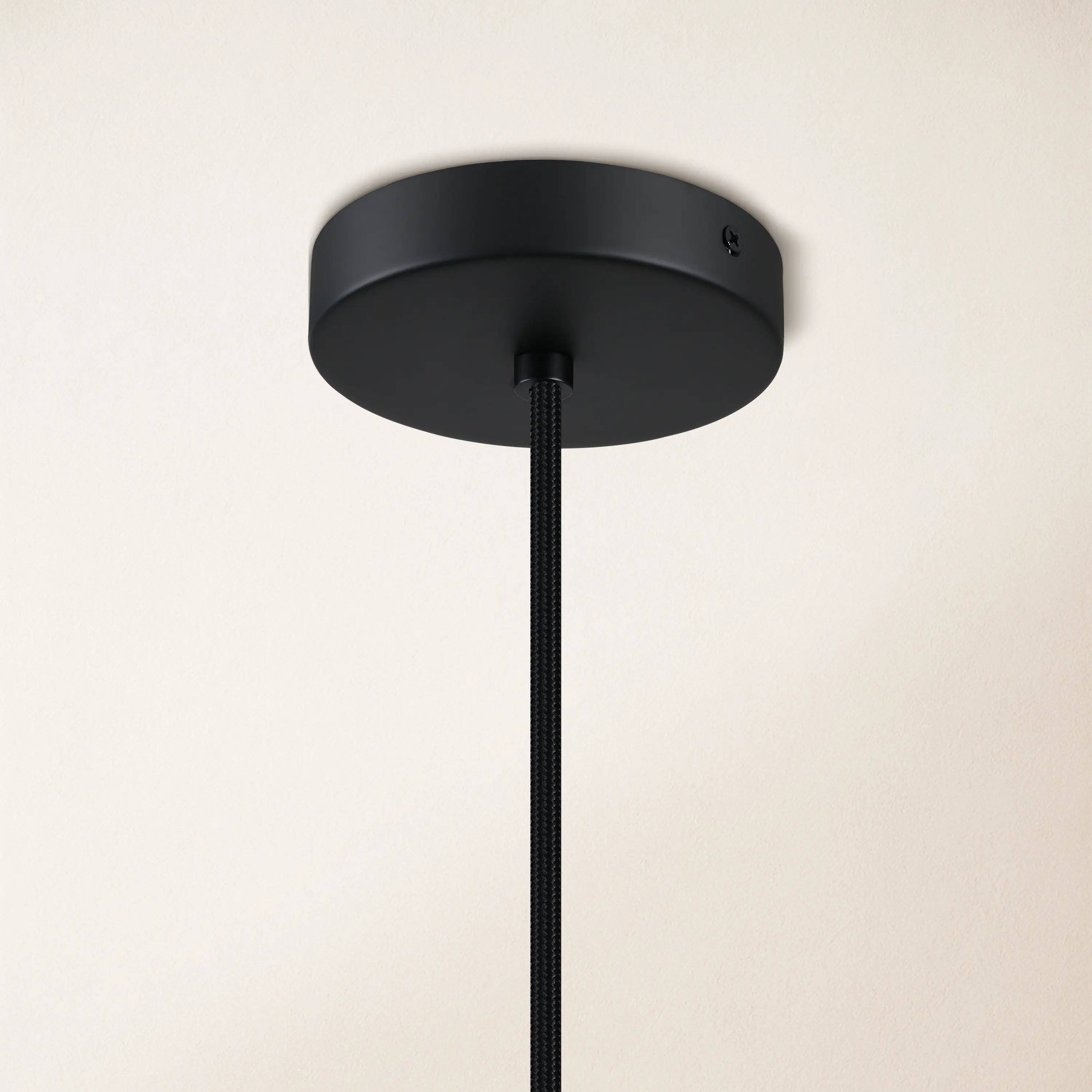 MineraLight Alabaster Industrial Pendant Light 41cm D