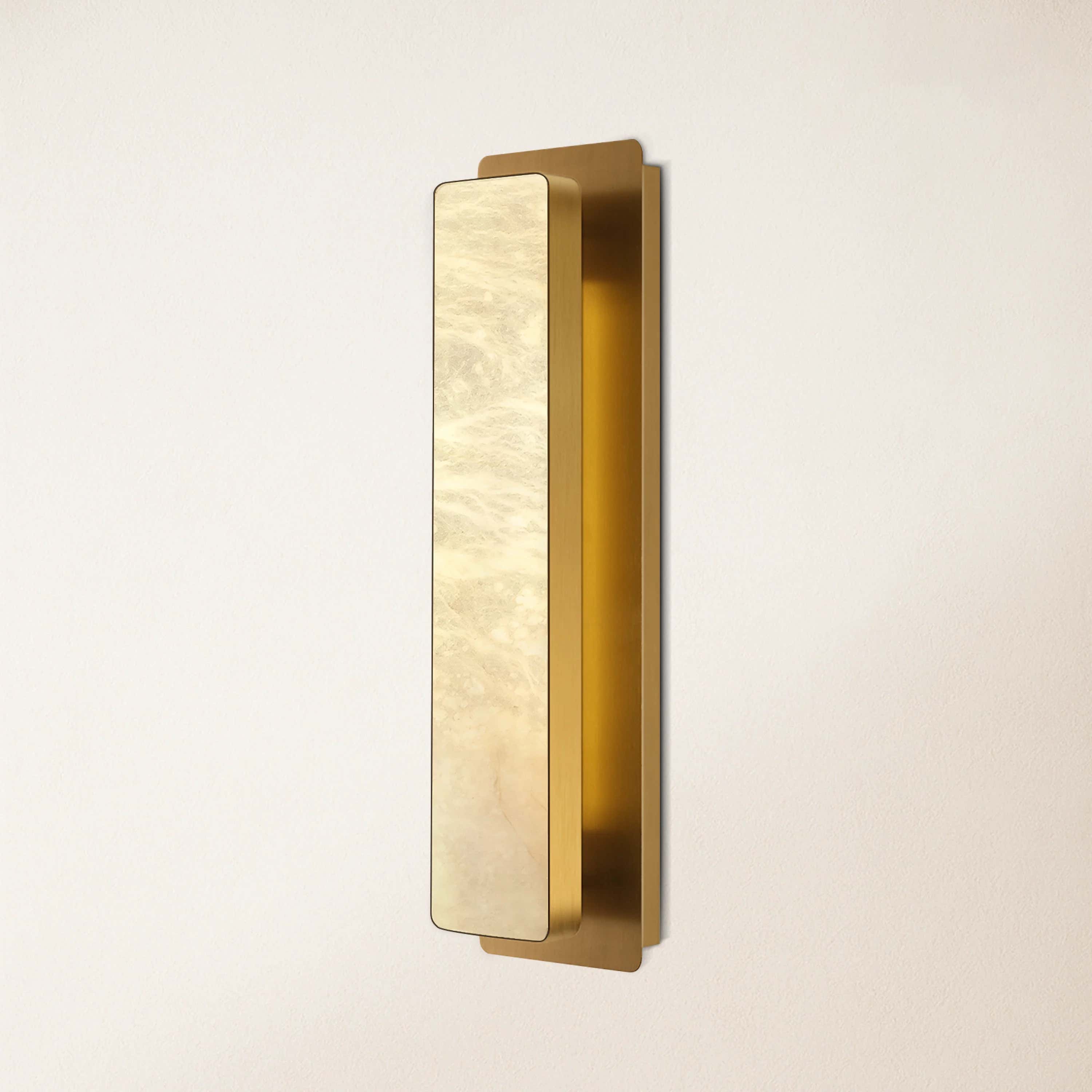 Mintreux Alabaster Wall Sconces 20"H#Finish_Gold
