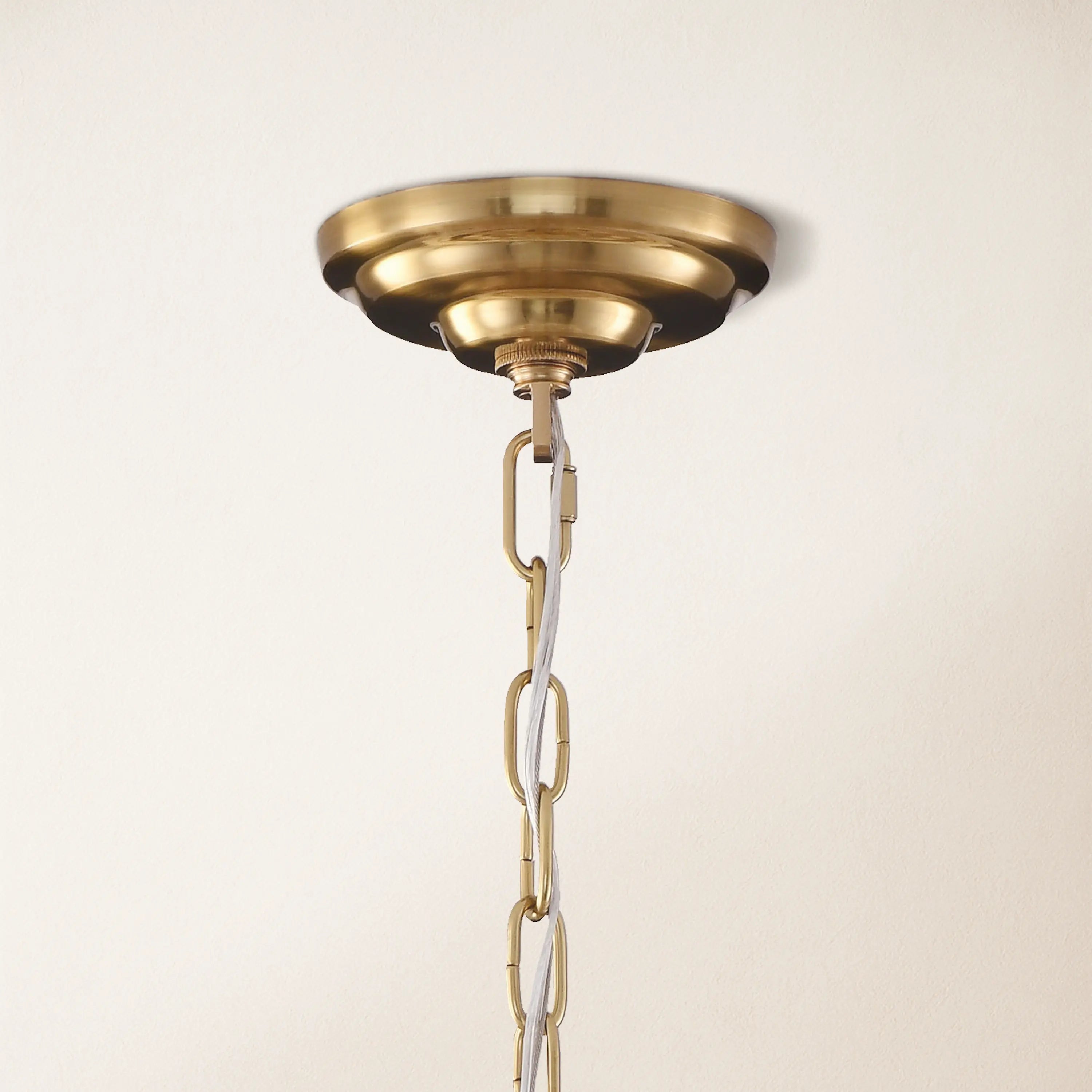 Moira Alabaster Multi-Tier Round Chandelier 81cm D