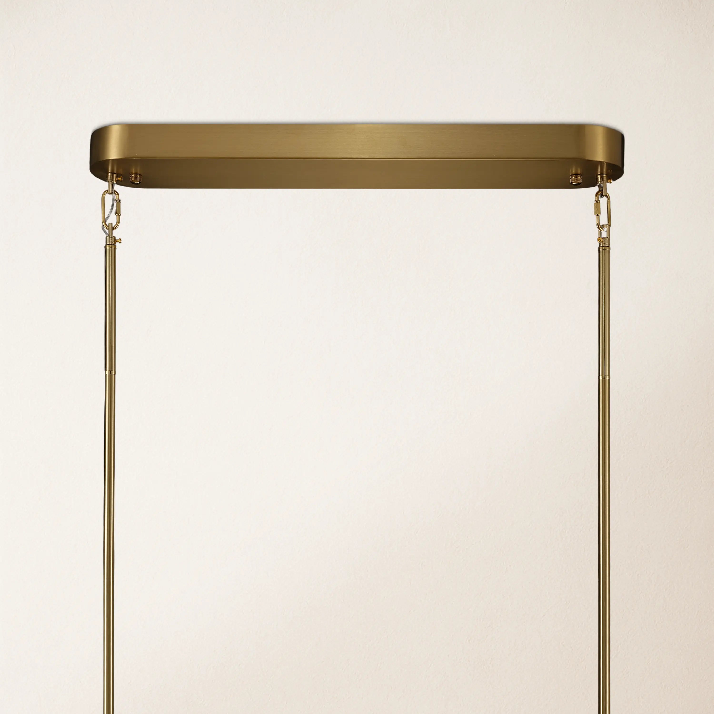 Moira Alabaster Oval Chandelier 58"W