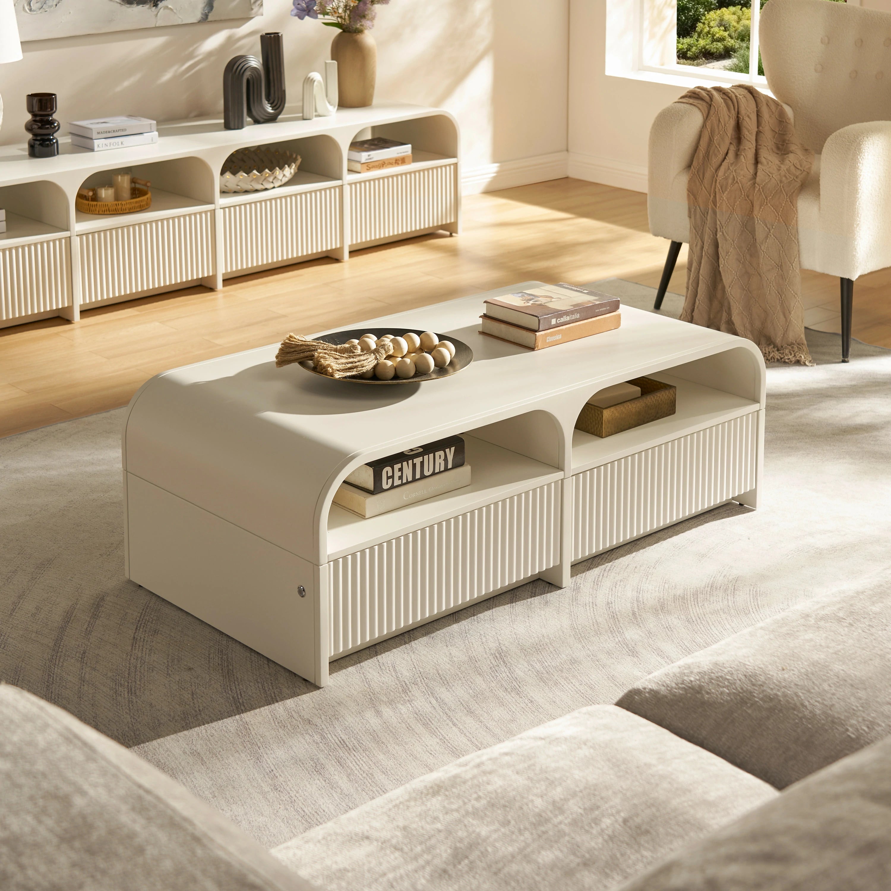 Naru Coffee Table 47.2" W