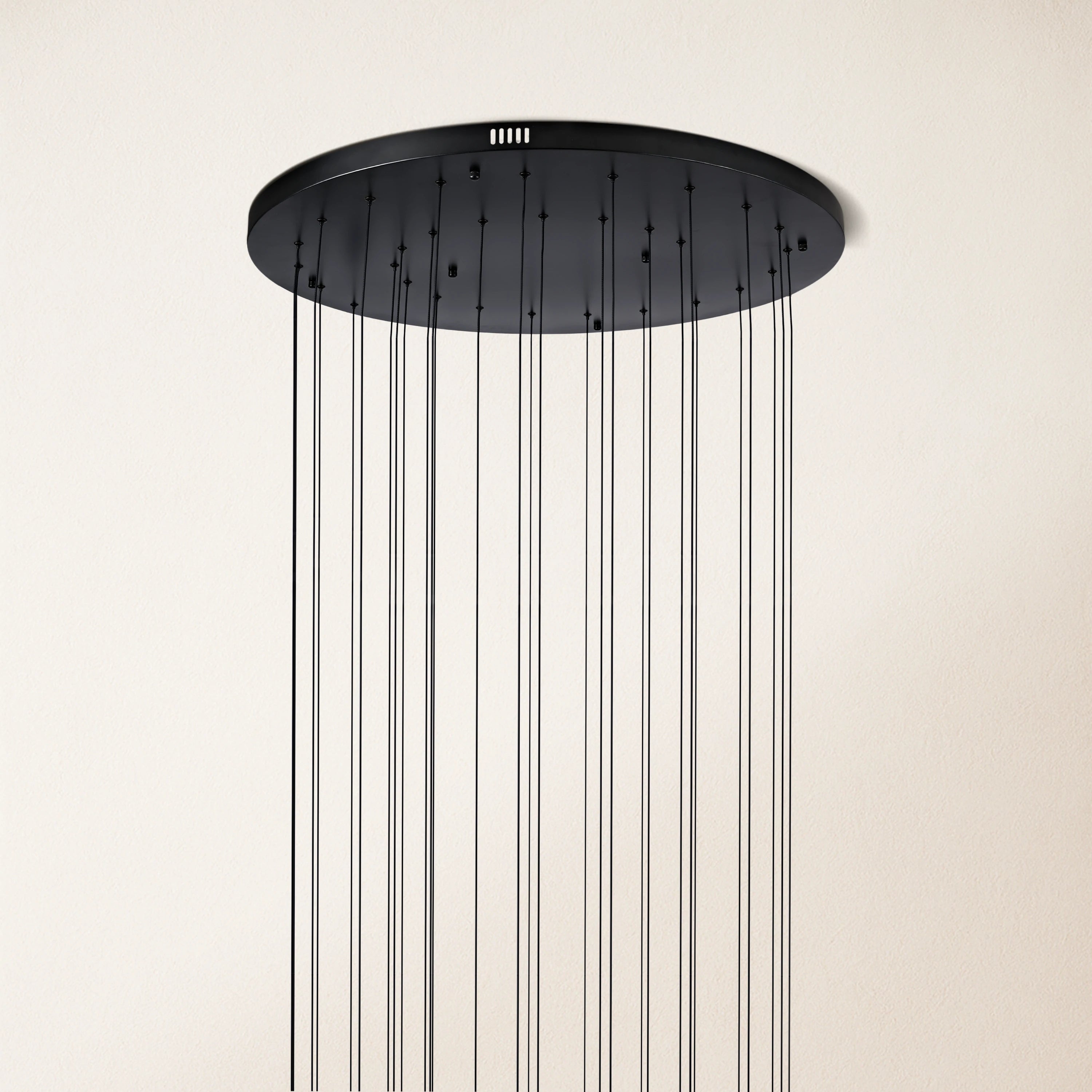 Nova Cascade Modern LED High Ceiling Chandelier 61cm D