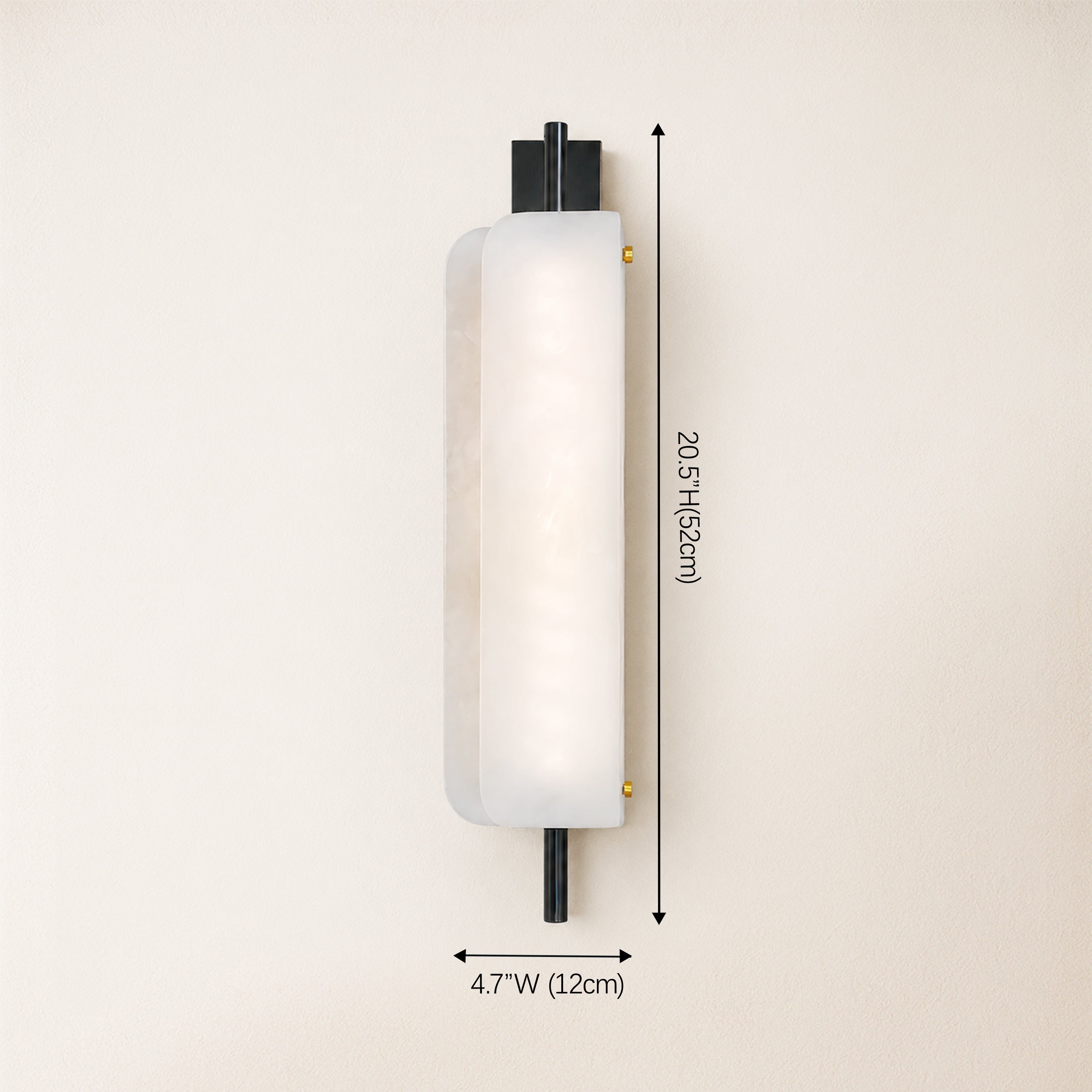 Oravia Alabaster Wall Sconce