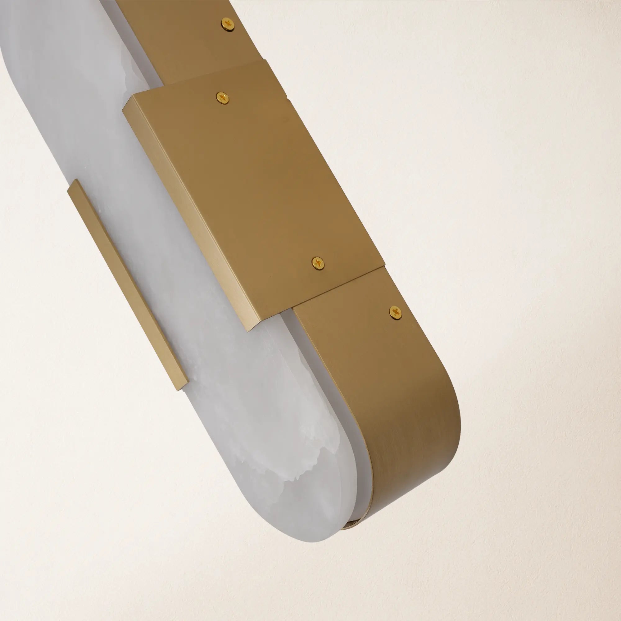 OpalEdge Alabaster Wall Sconce 35cm H