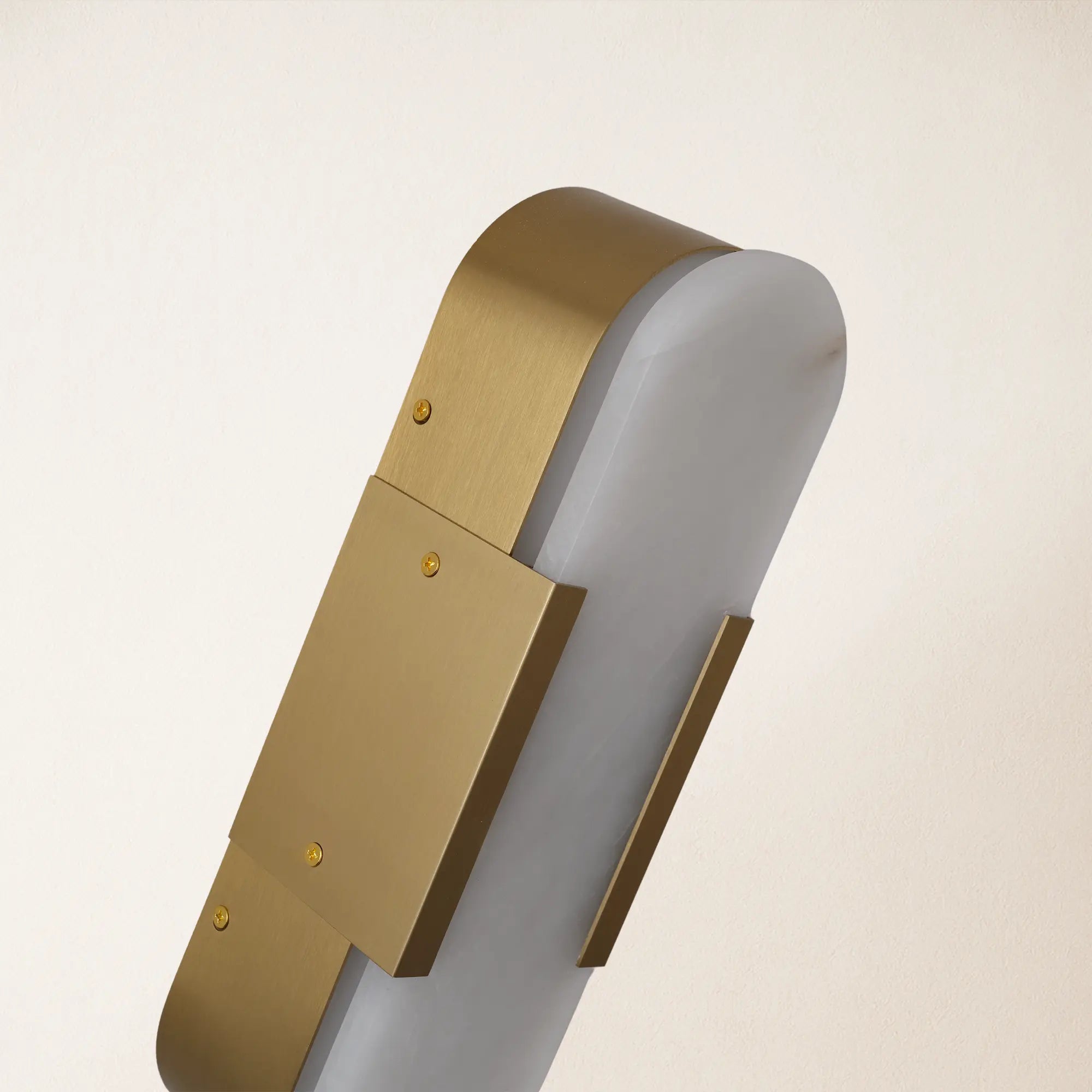 OpalEdge Alabaster Wall Sconce 35cm H