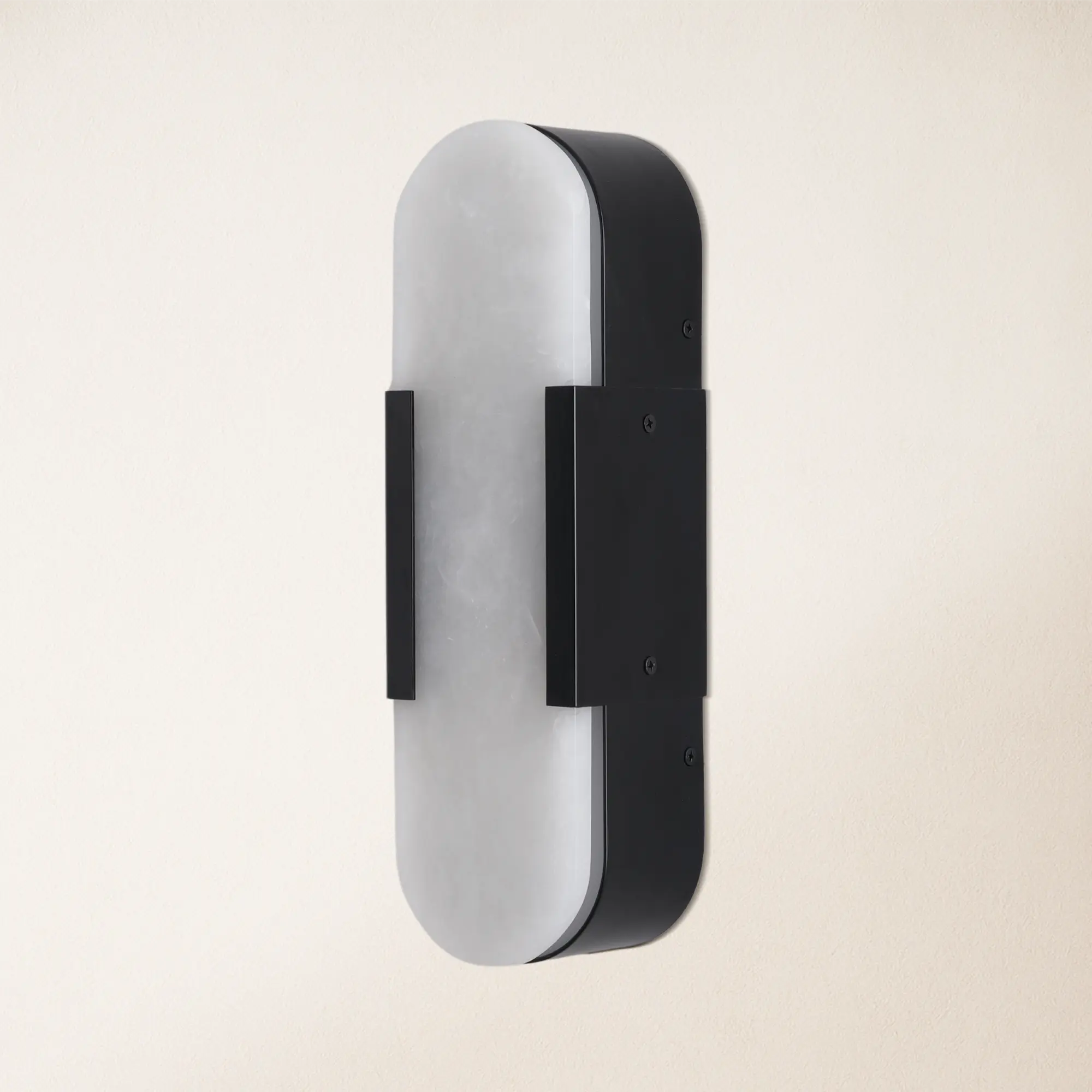 OpalEdge Alabaster Wall Sconce 35cm H