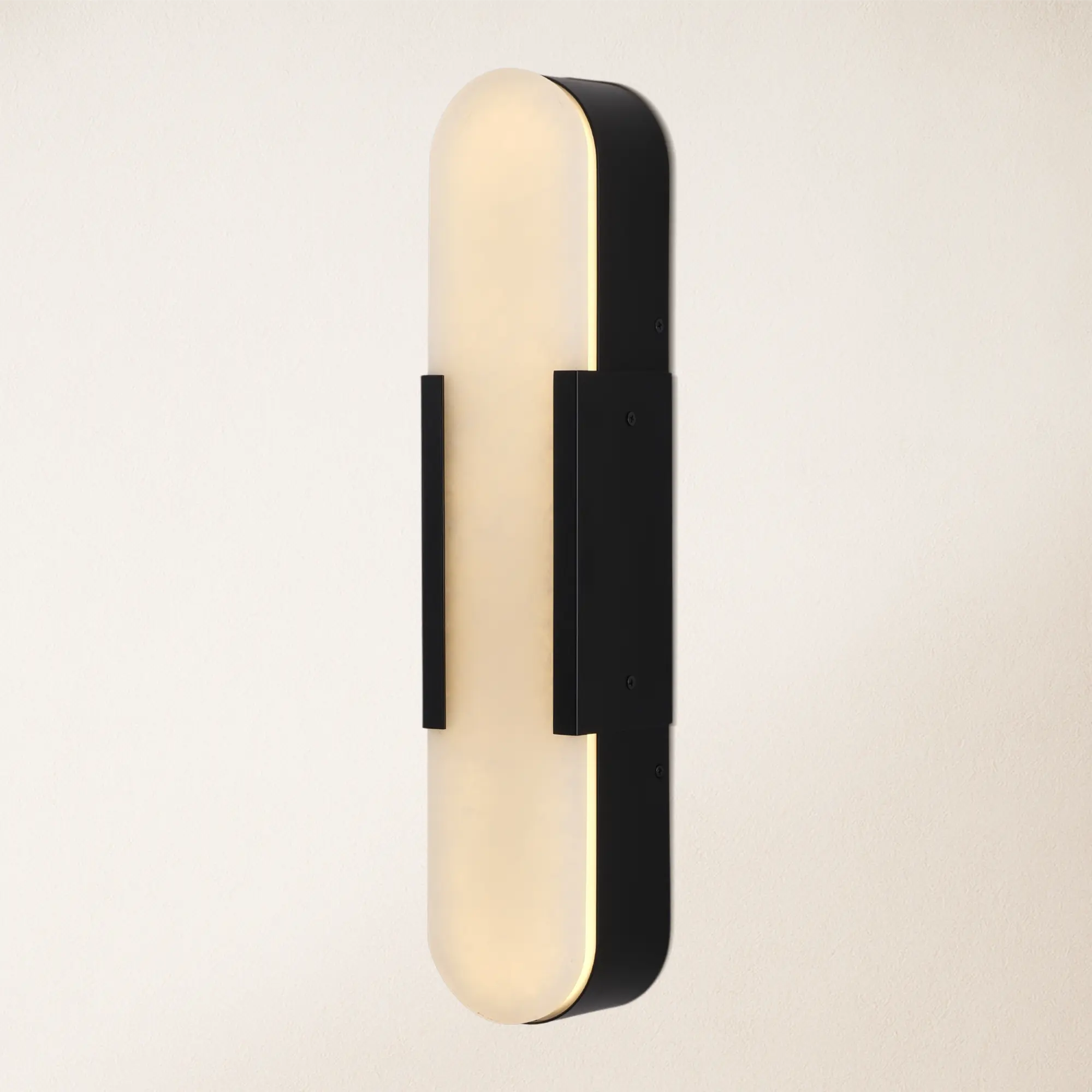 OpalEdge Alabaster Wall Sconce 51cm H