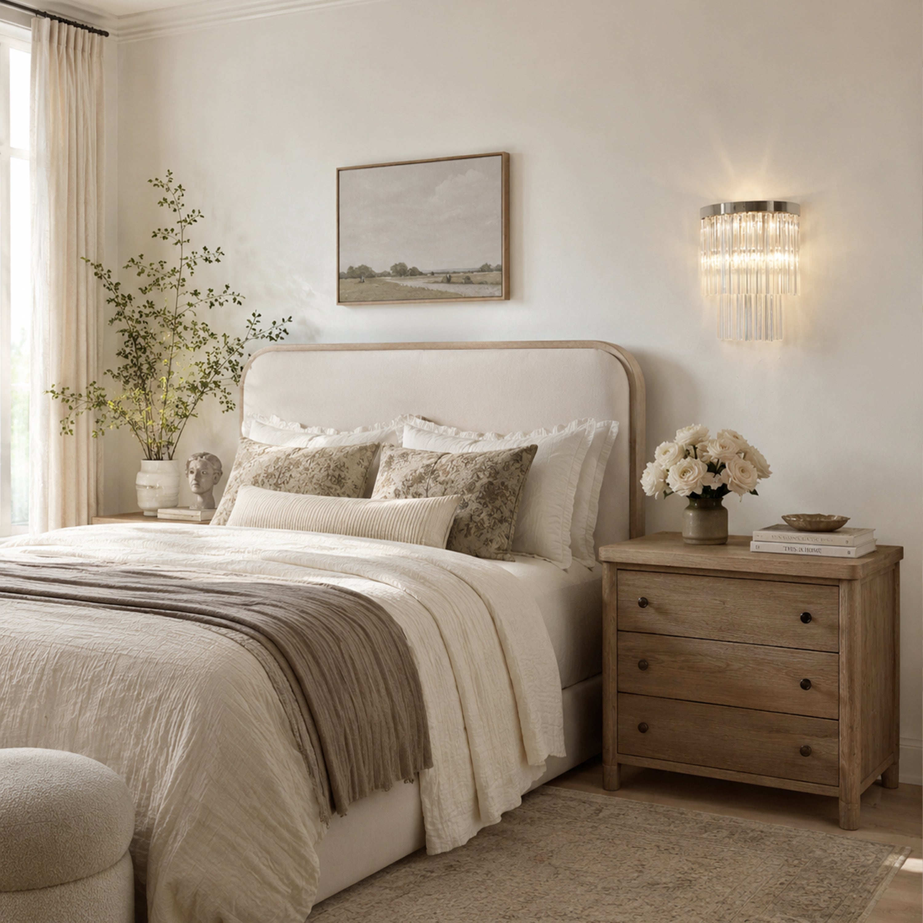 Prismari Tiered Glass Wall Sconce