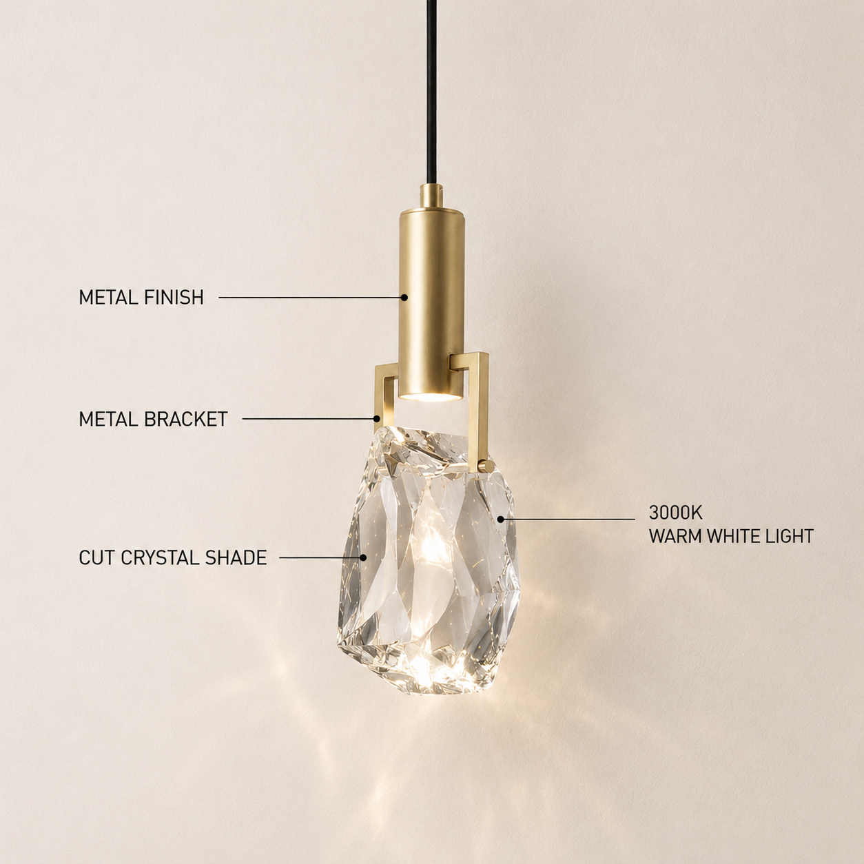 Cryselia Crystal Pendant 6 Styles