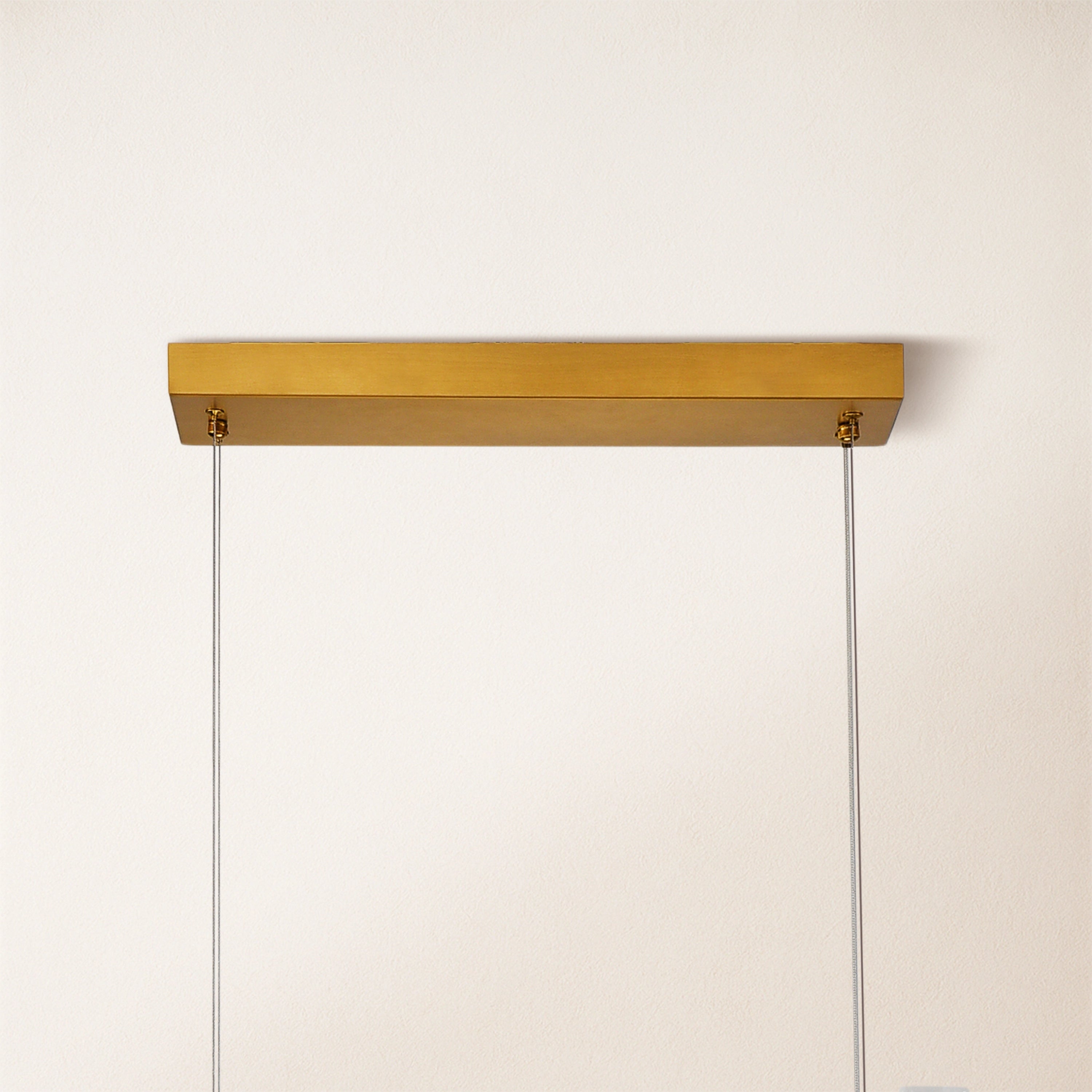 Nocturne Alabaster Rectangular Chandelier 48"