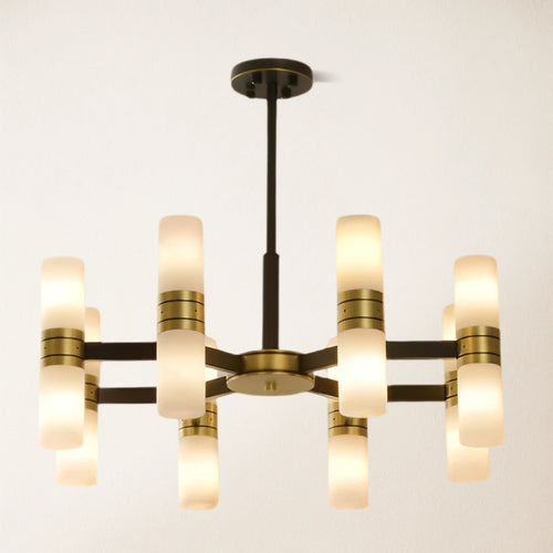 Moral Alabaster Round chandelier 63.5cm D