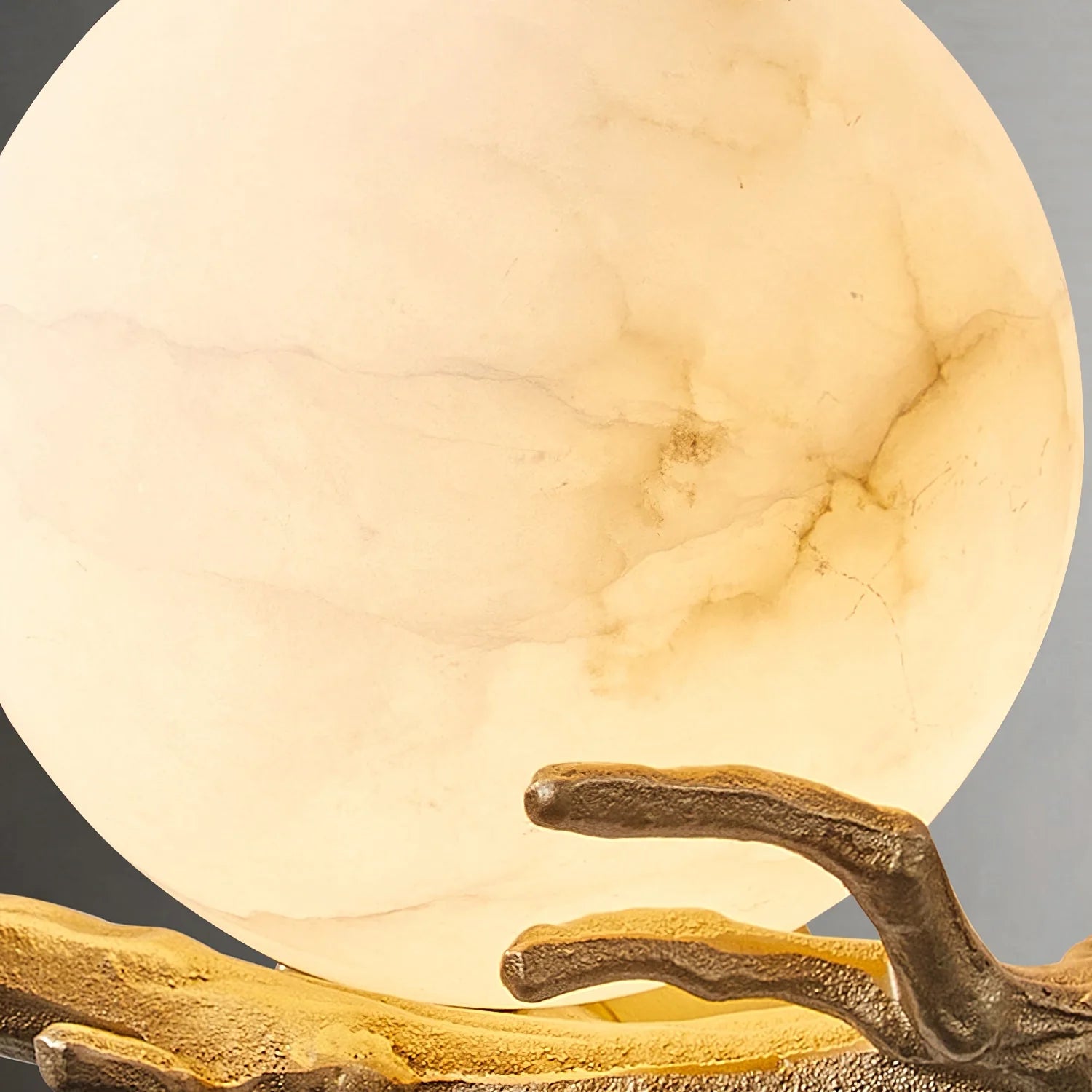 ArborLith Alabaster Round Wall Sconce