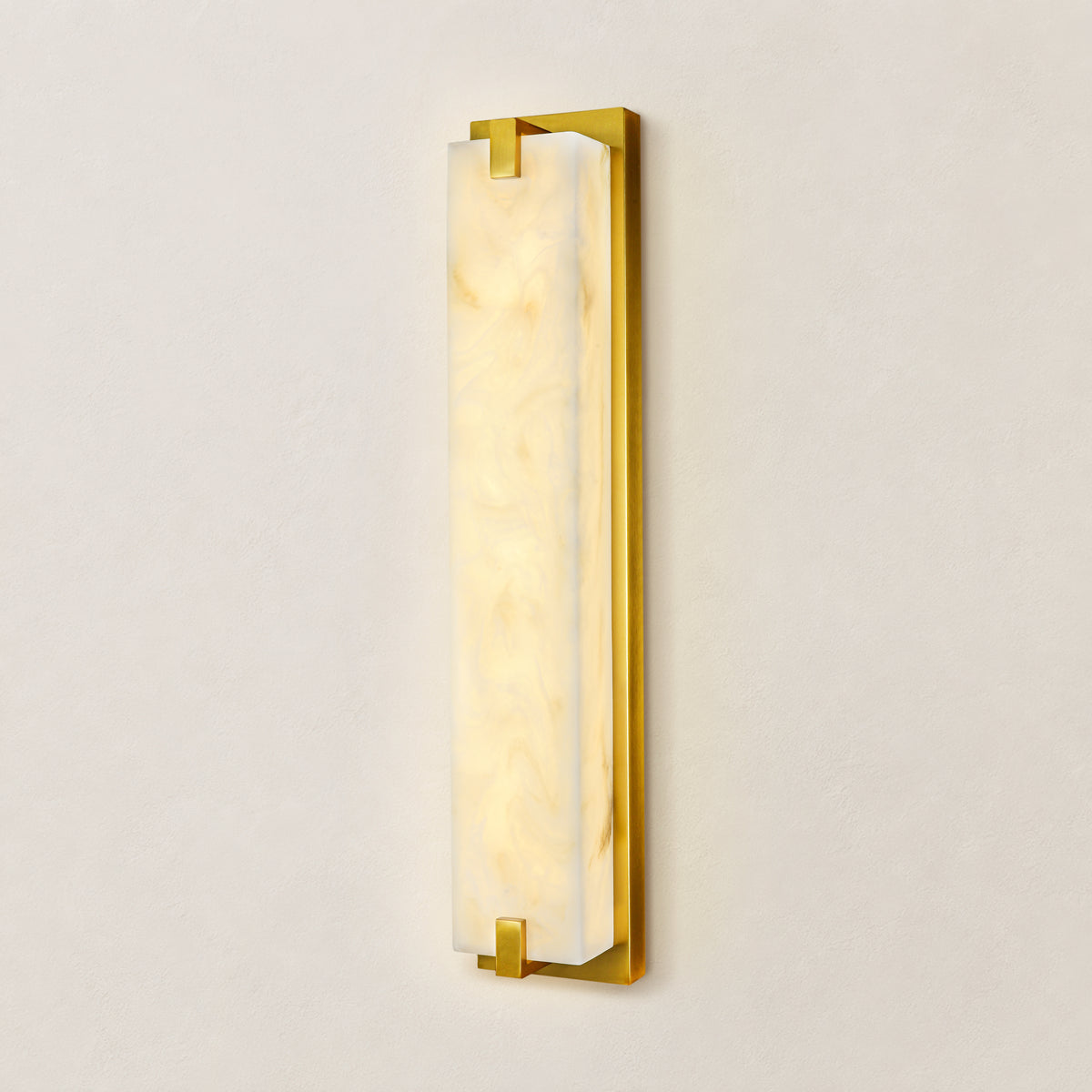 Solvian Resin Rectangular Wall Sconce 18"/24"H