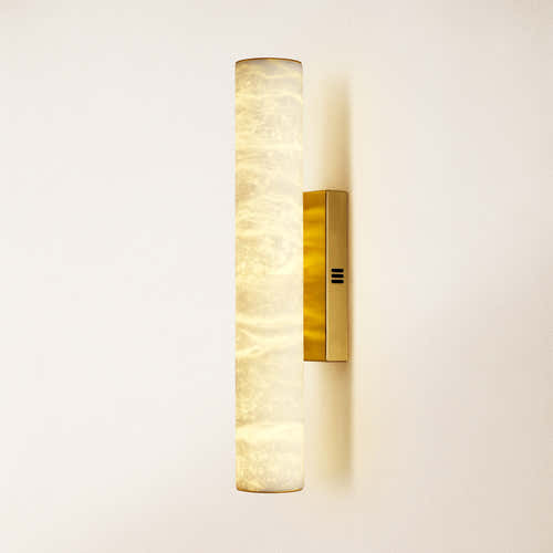 Sylvia Palladian Alabaster Wall Sconce 50cm H