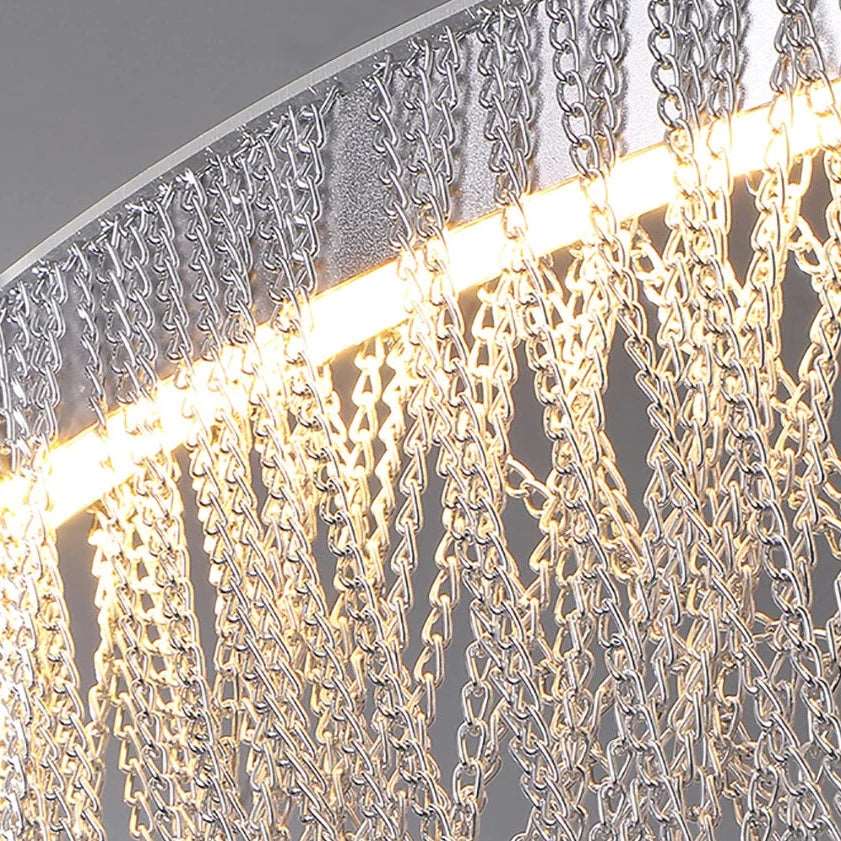 Teresa Cadena Tassel Modern Ring Chandelier