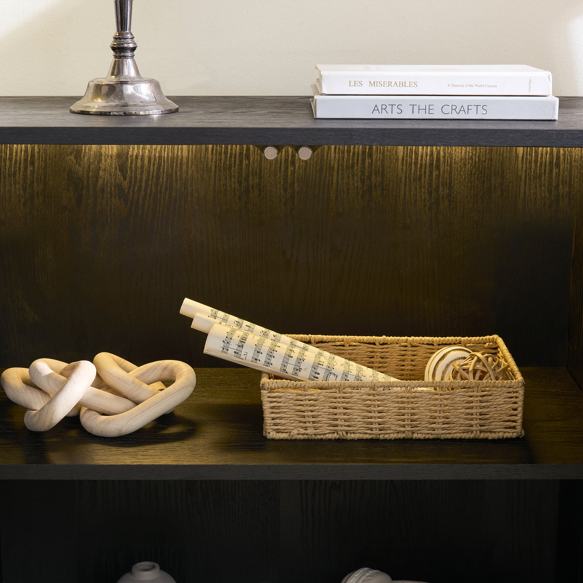 Holt 95″ Solid Oak Console(Set of 3)