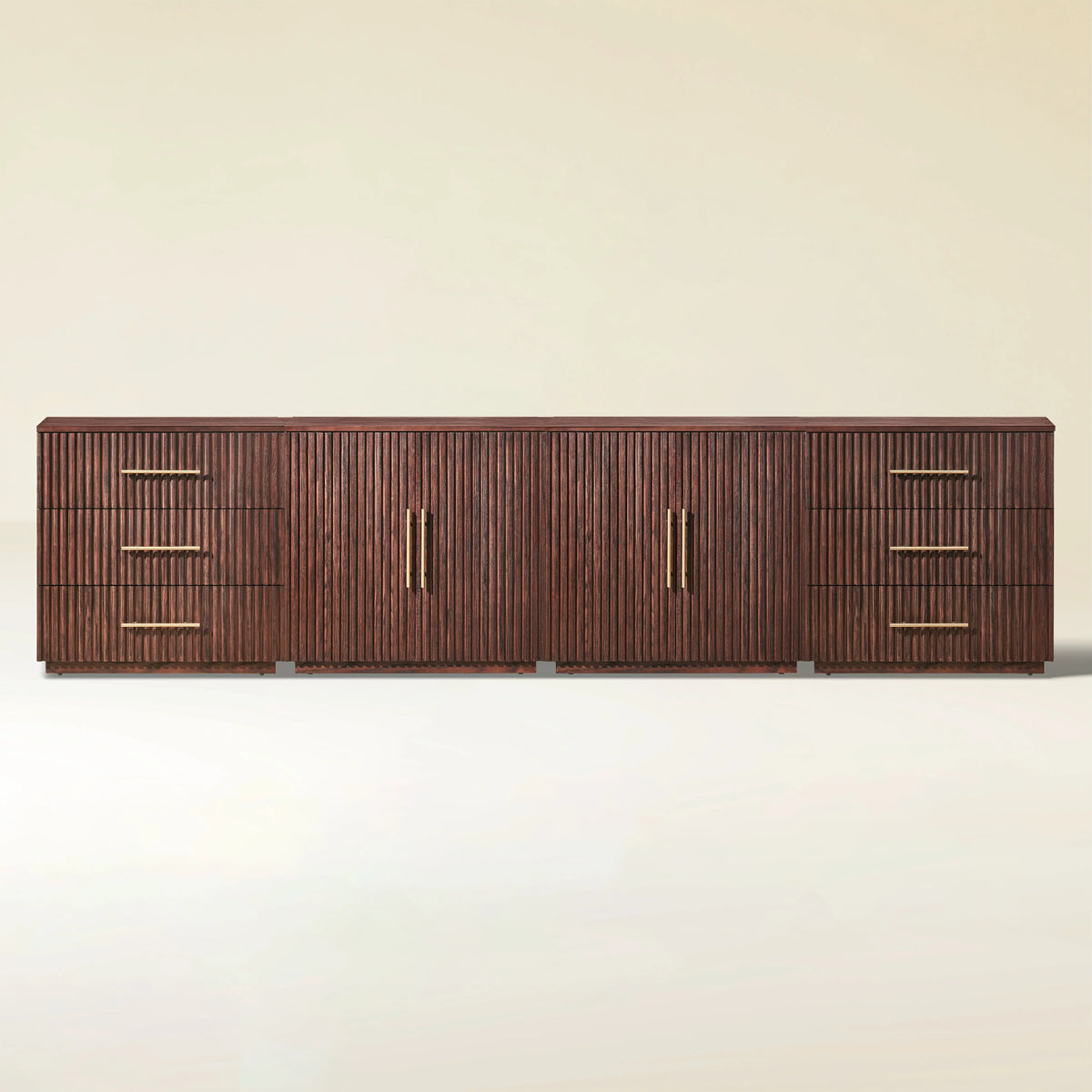 Holt Oak Modular Media Console (Set of 4)