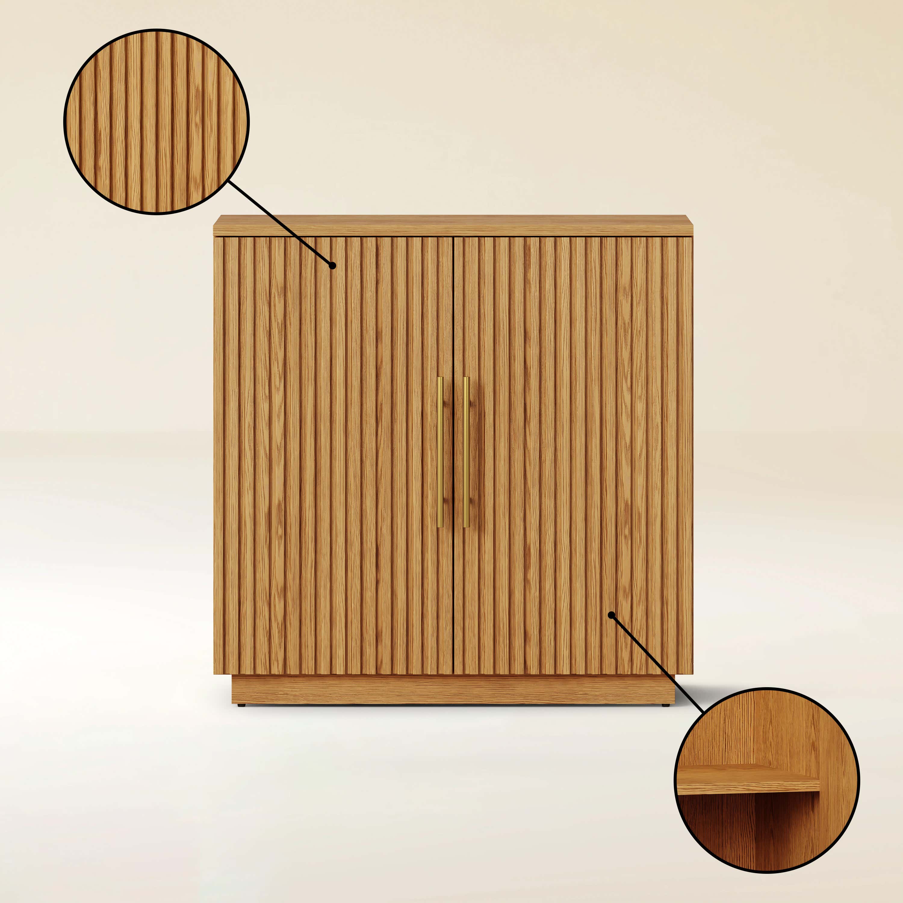 Holt 63″ Solid Oak Console(Set of 2)
