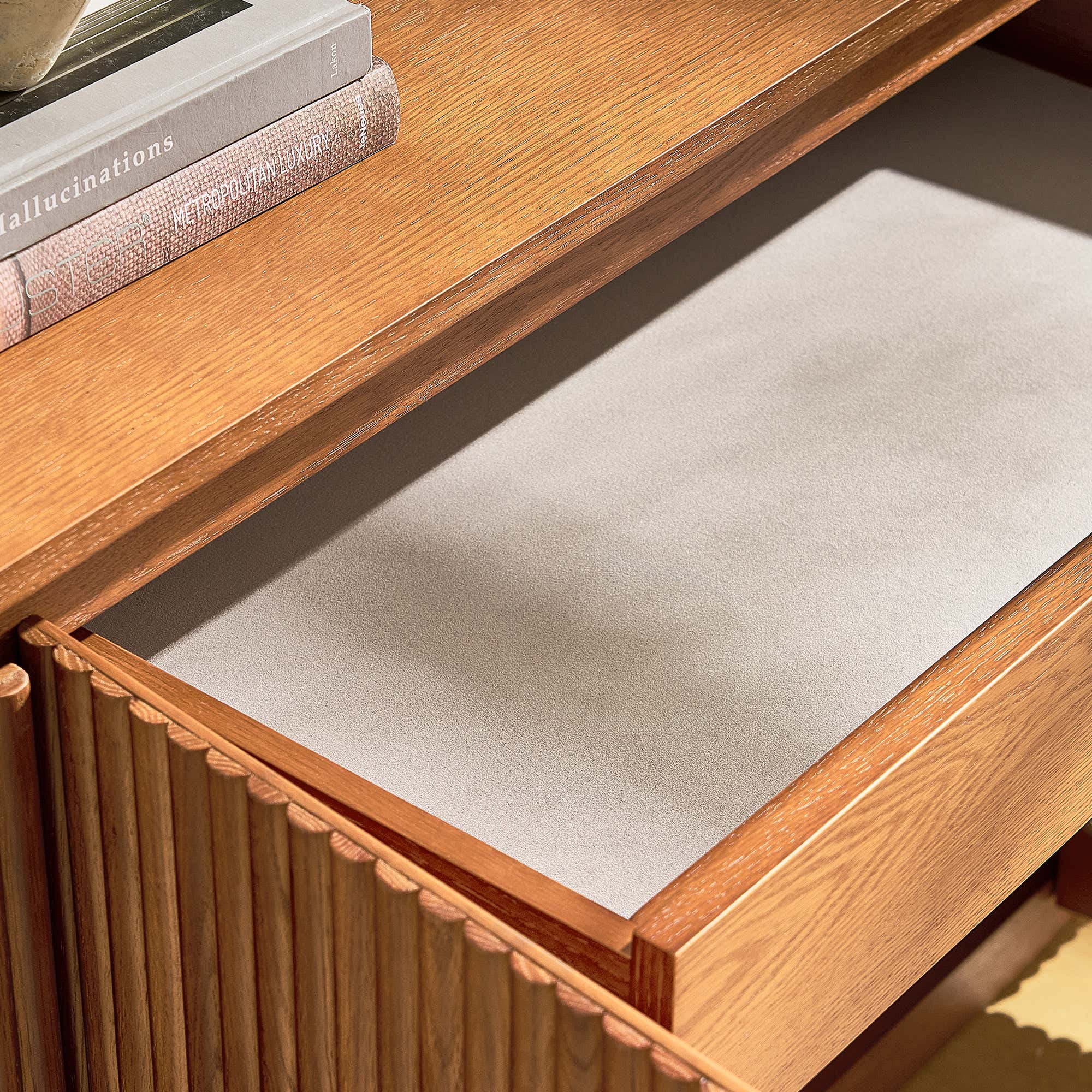 Ewan Oak Sideboard 63"