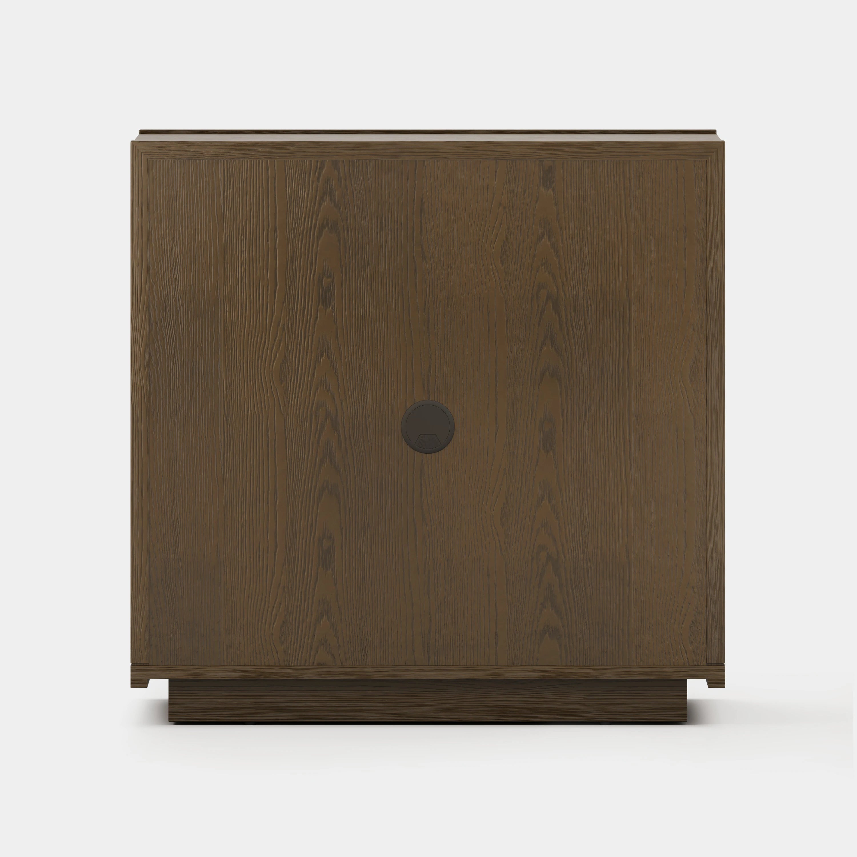 Alvar Arched 32″ Oak Storage Cabinet