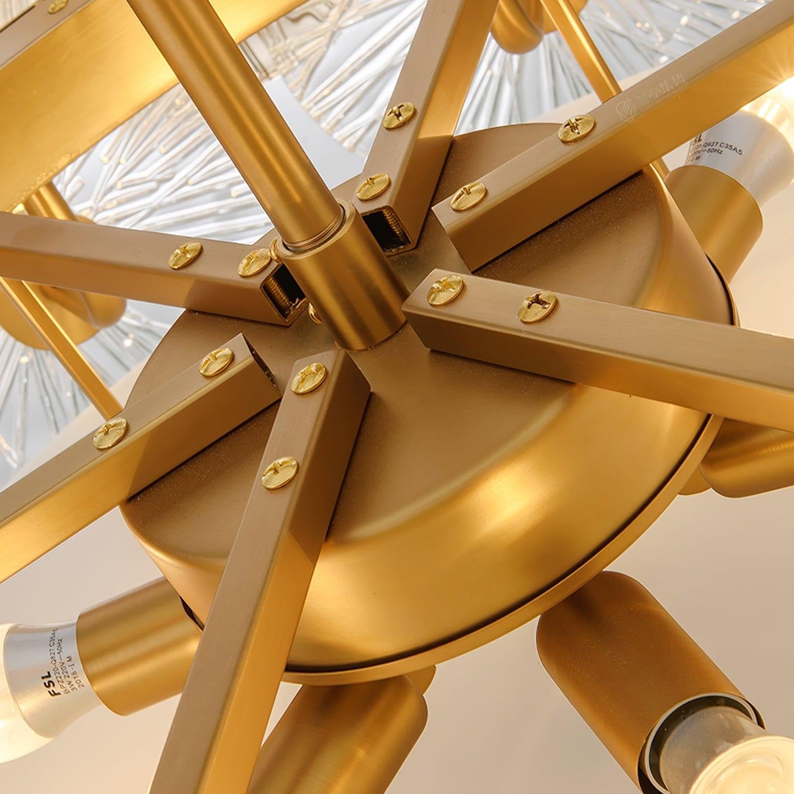 Axiora Glass Round Chandelier