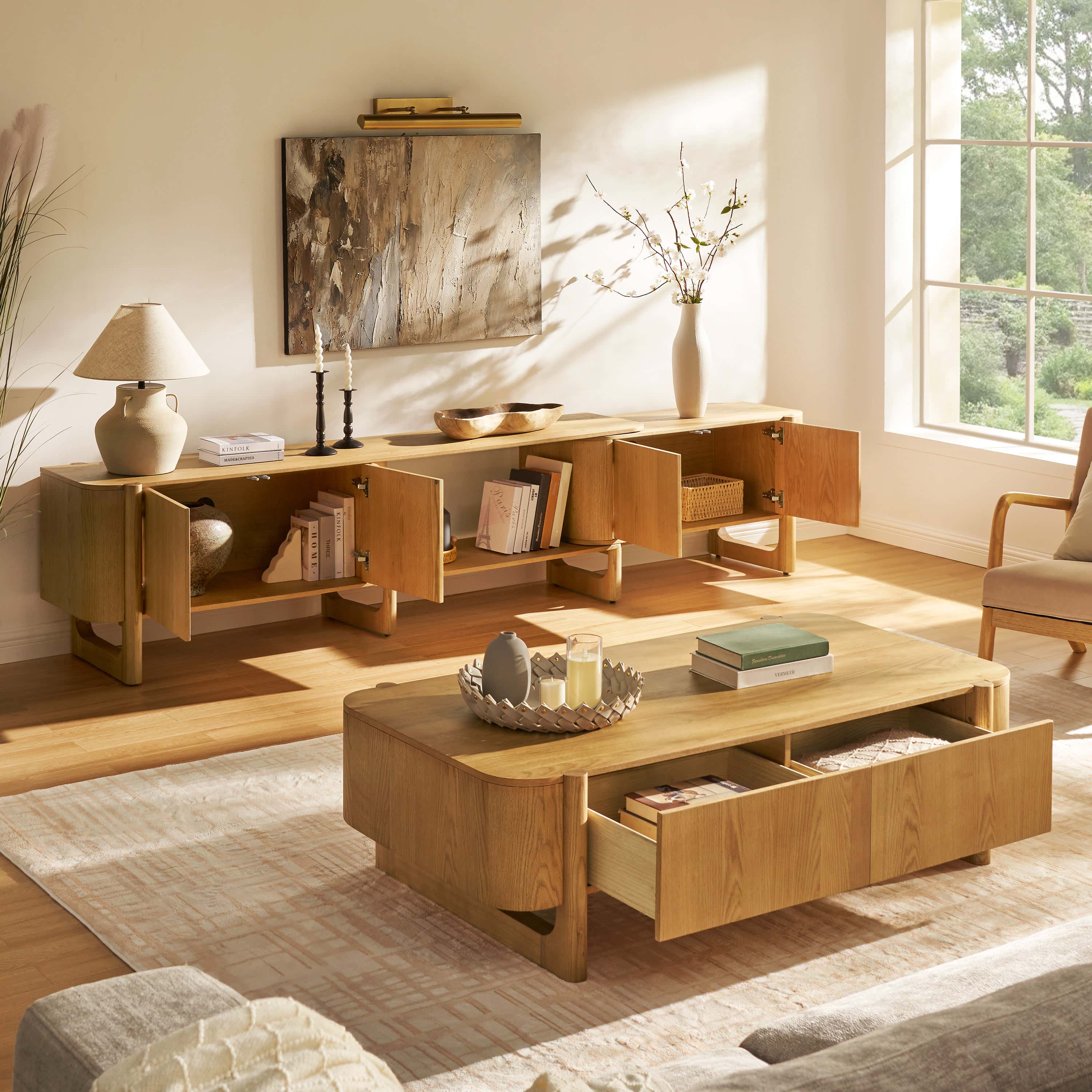 Silas Extendable TV Stand 203cm to 280cm