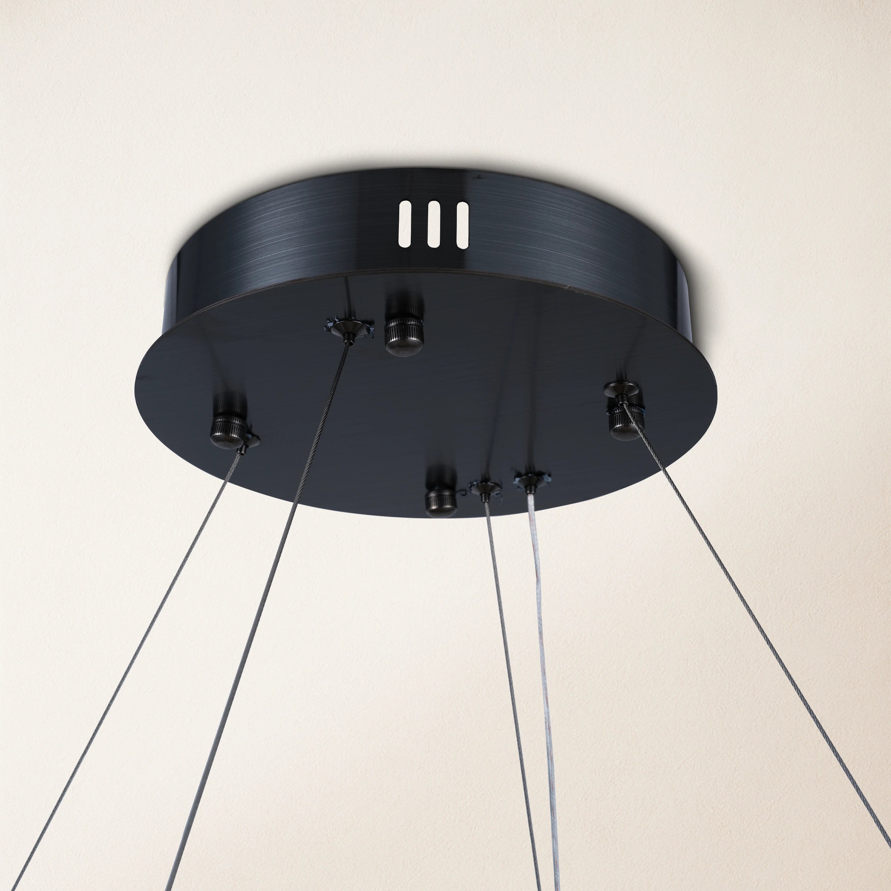 Solmare Alabaster Halo Chandelier 76cm