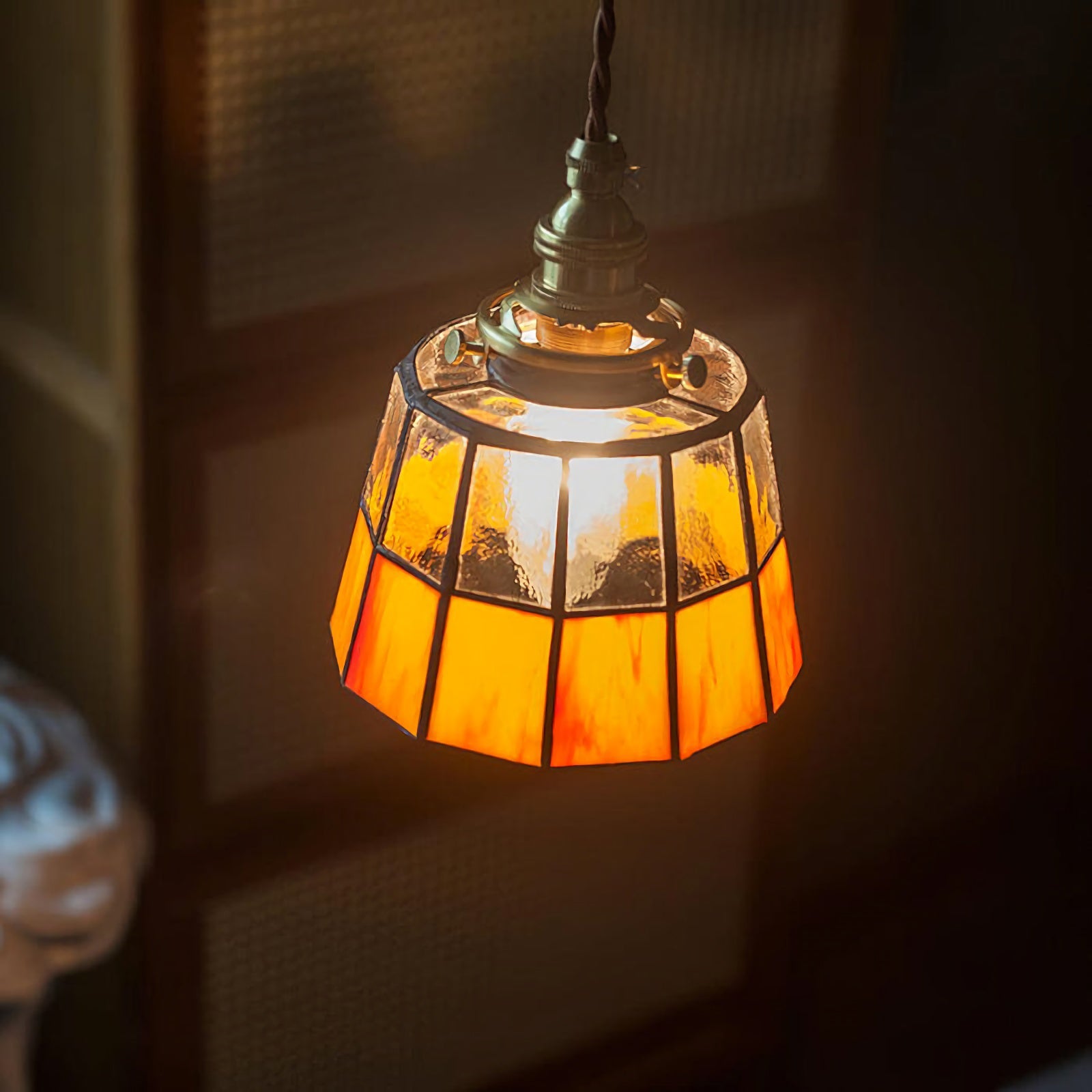 Karys Stained Glass Pendant Light