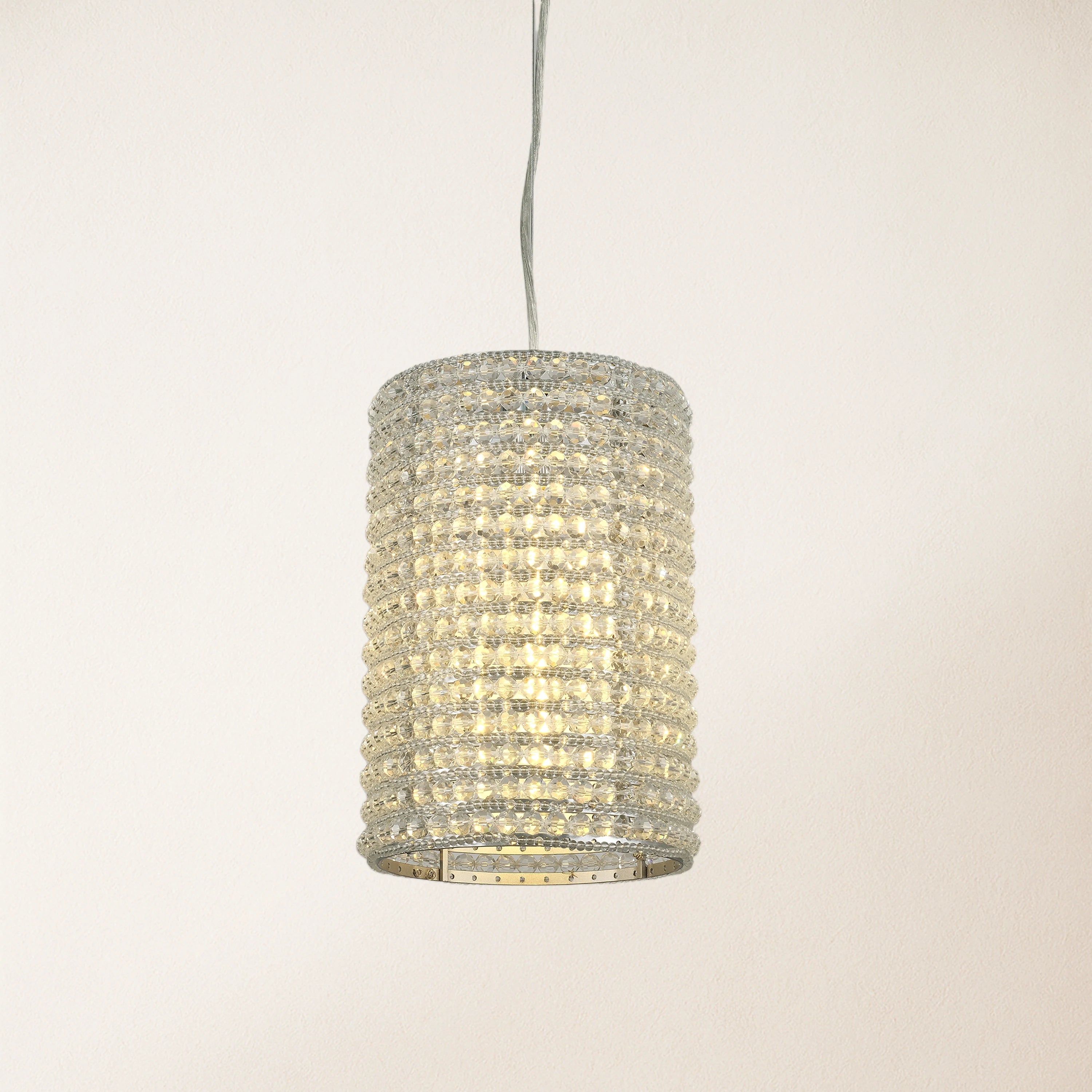 Stellar Beads Pendant Lights Smoke Clear 30cm
