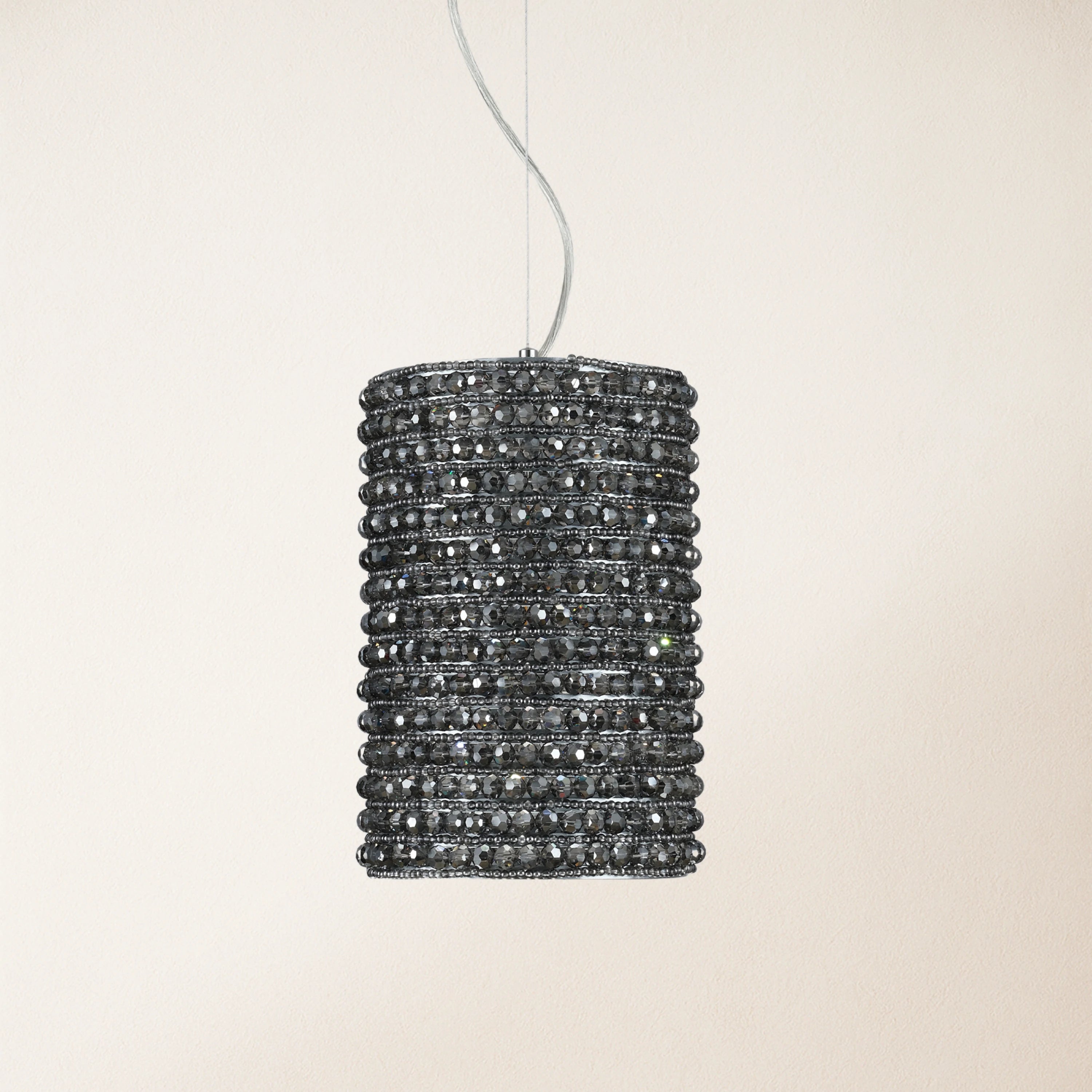 Stellar Beads Pendant Lights Smoke Clear 30cm