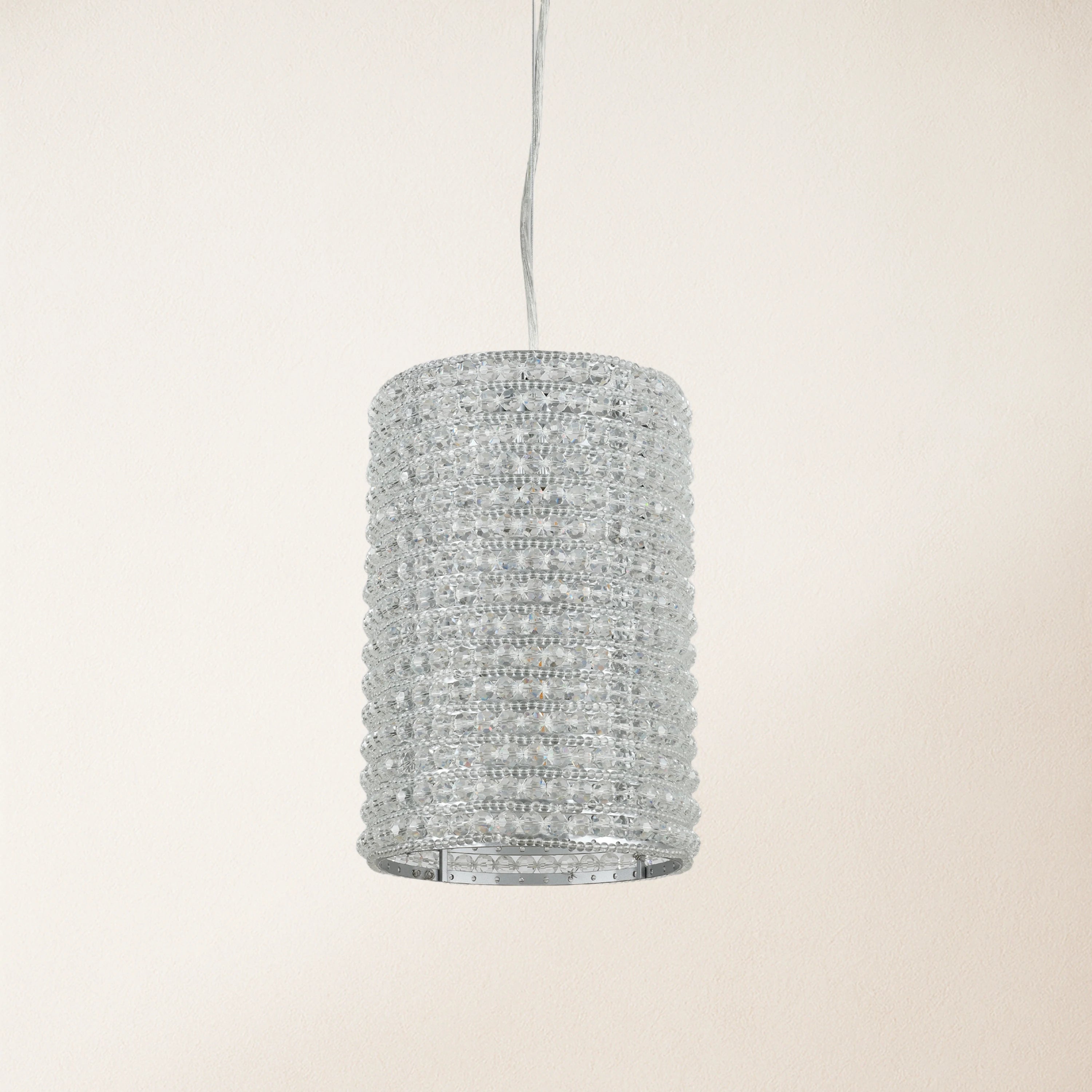 Stellar Beads Pendant Lights Smoke Clear 30cm