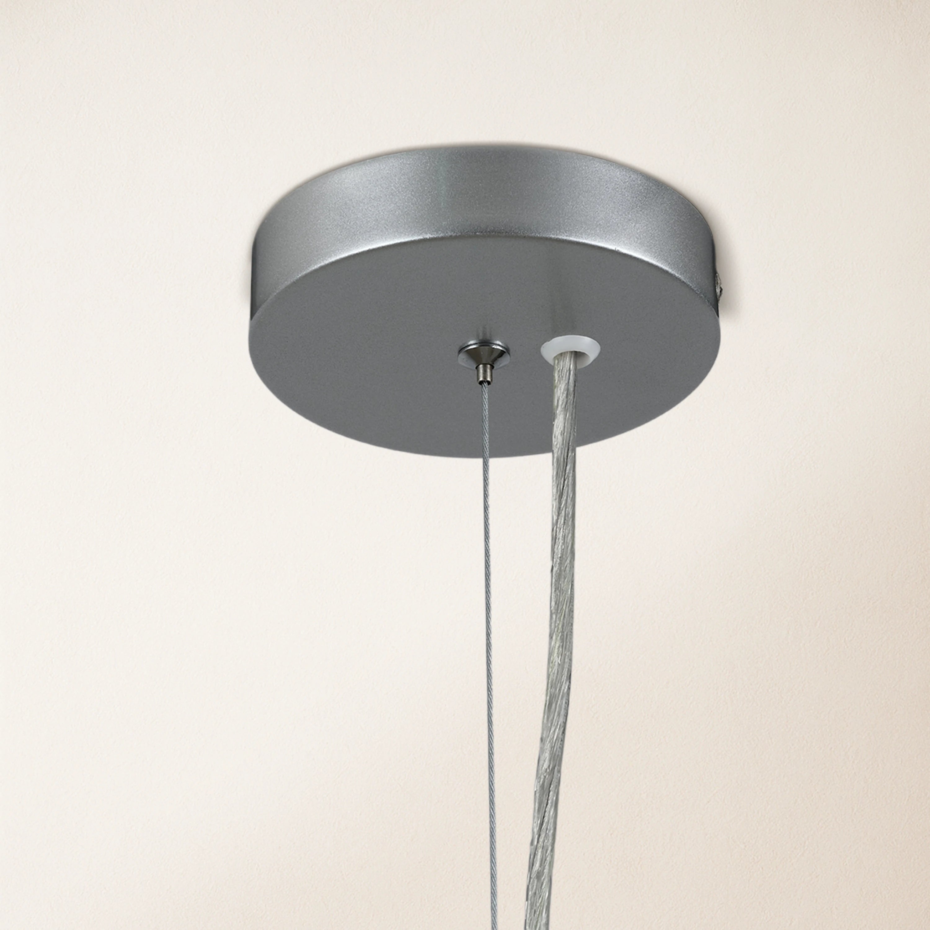 Stellar Beads Pendant Lights Smoke Clear 30cm